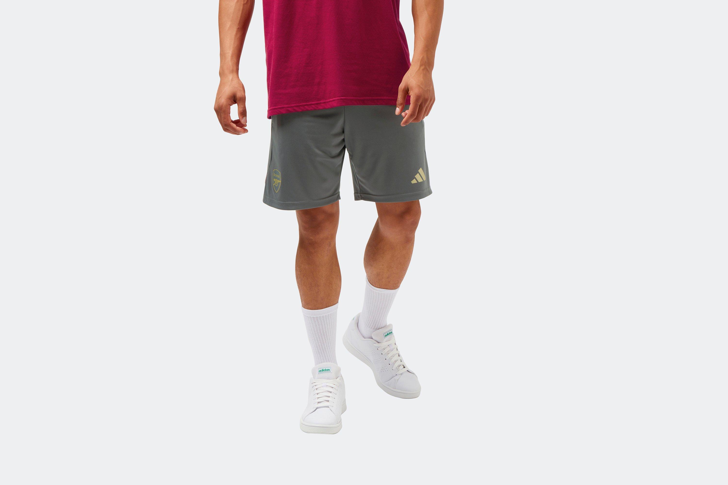 Grey on sale adidas shorts