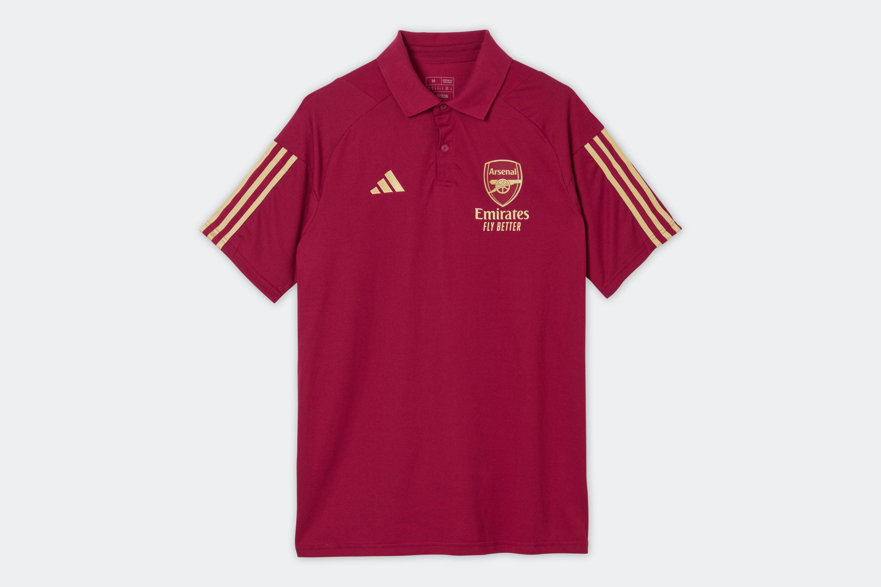 Arsenal red training store top