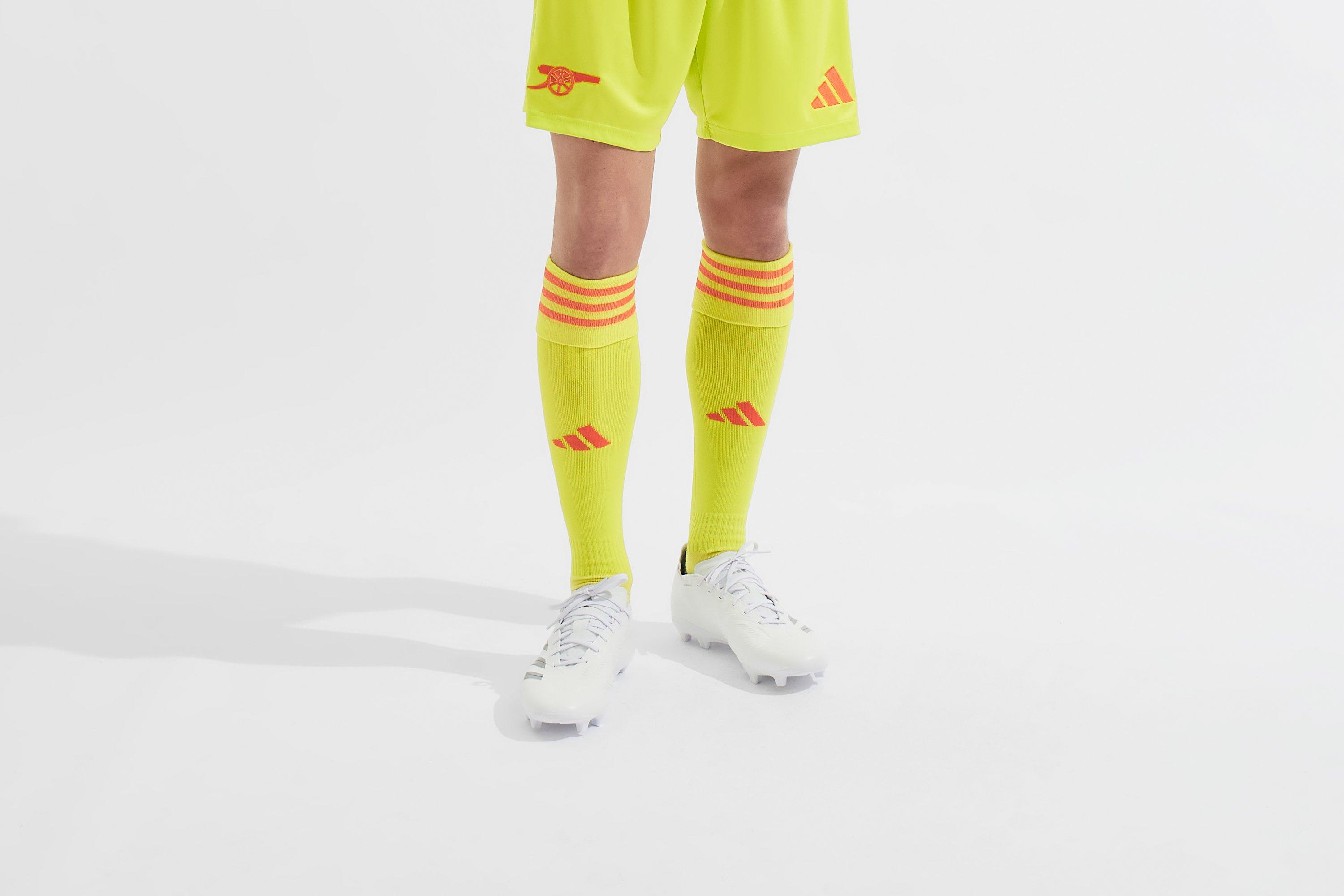 Arsenal adidas 24/25 Yellow Goalkeeper Socks