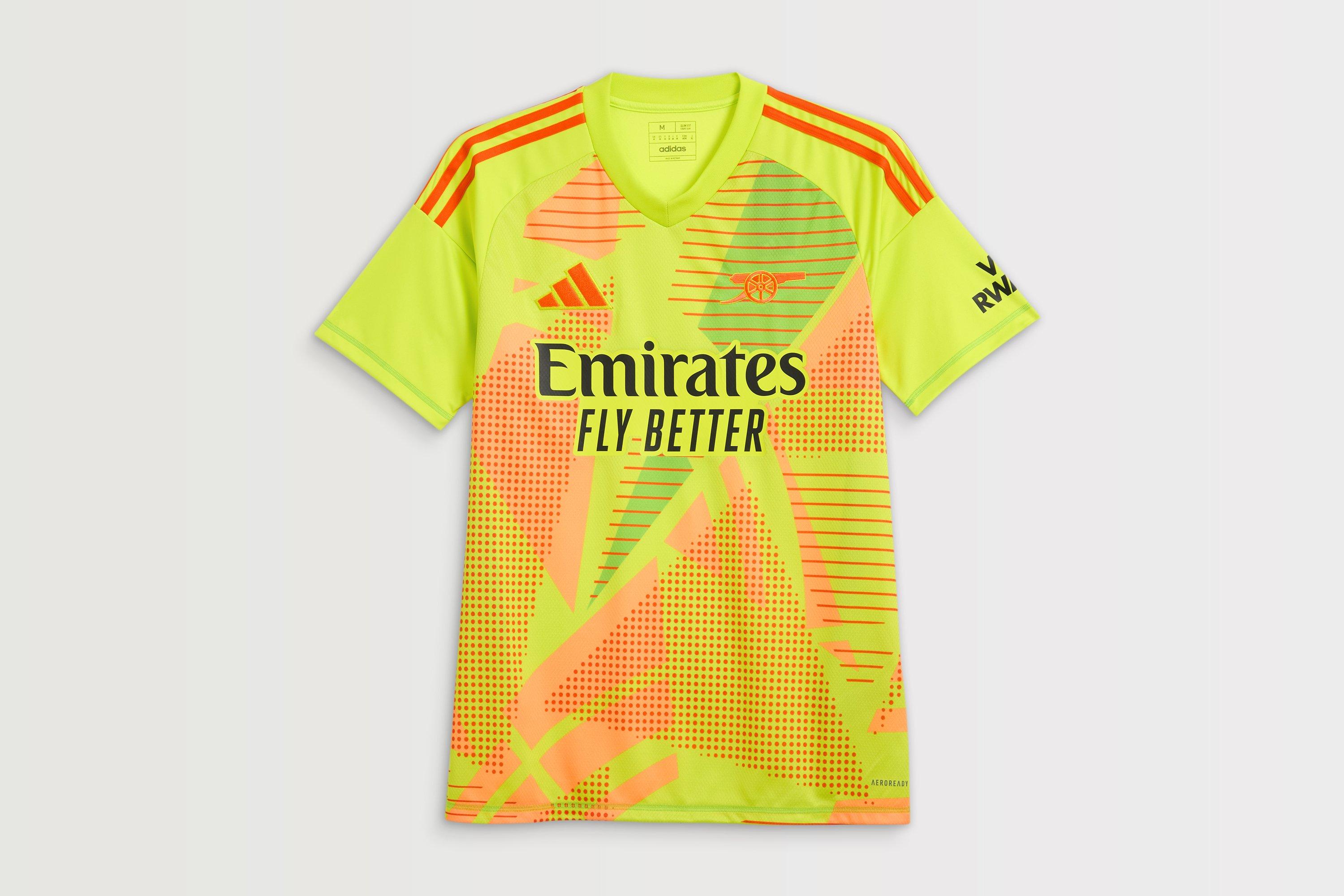 Arsenal adidas 24 25 Yellow Goalkeeper Shirt Official Online Store