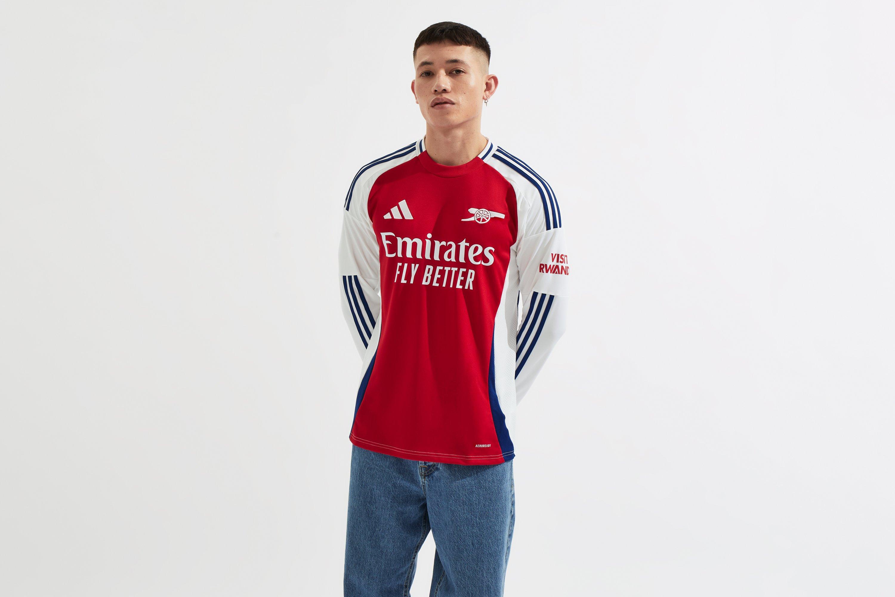 Arsenal adidas 24 25 Home Long Sleeved Shirt Official Online Store