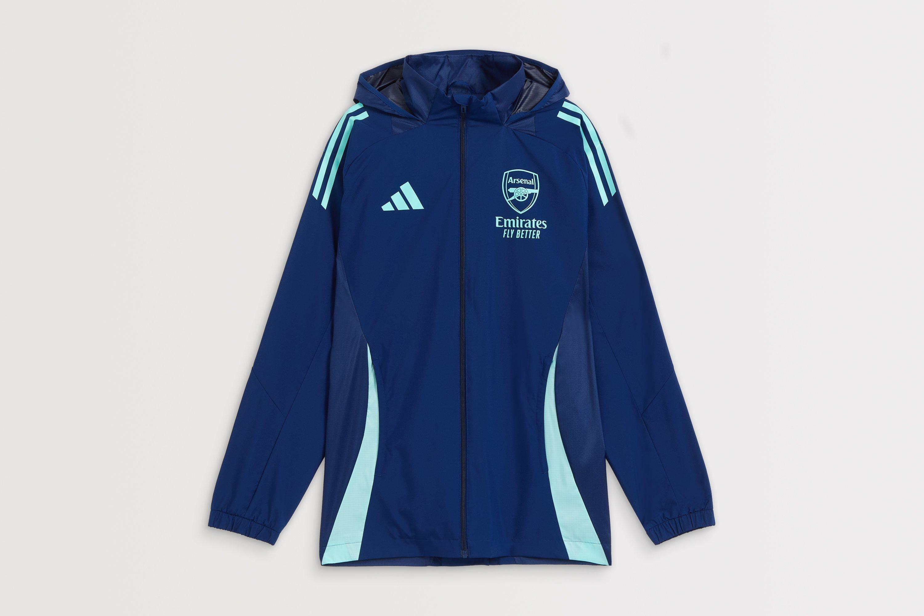 Arsenal adidas 24 25 Navy All Weather Jacket