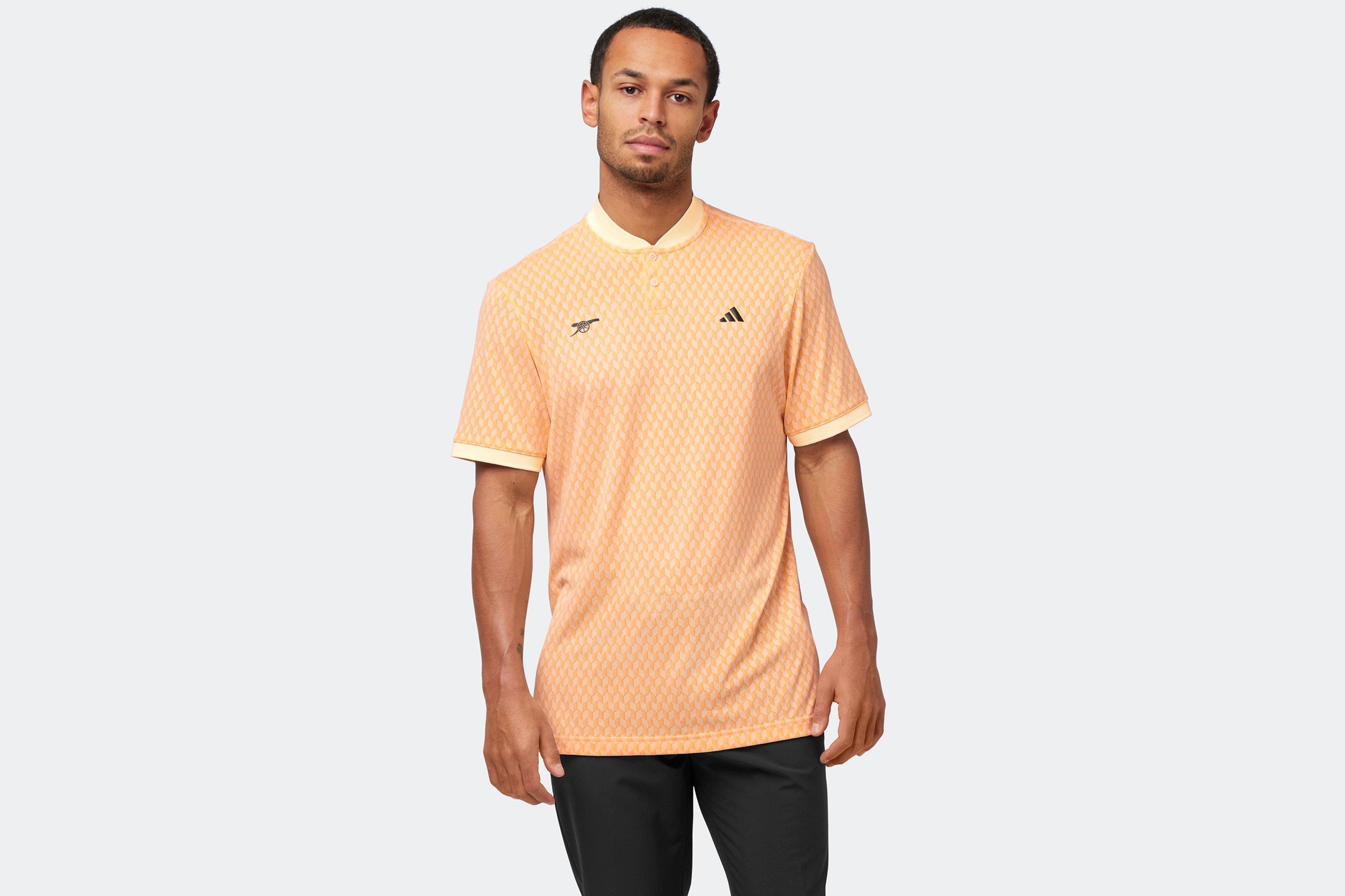 Arsenal adidas Golf Tour Yellow Polo Shirt Official Online Store