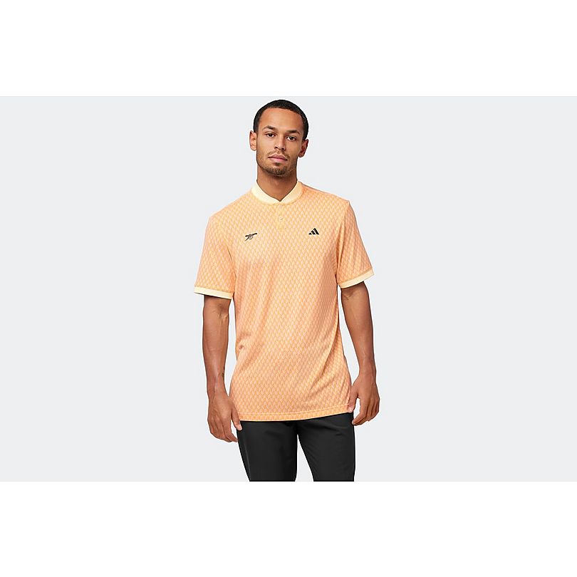 Arsenal adidas Golf Tour Yellow Polo Shirt