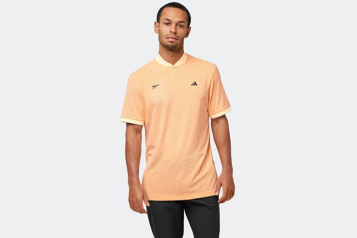 Arsenal adidas Golf Tour Yellow Polo Shirt