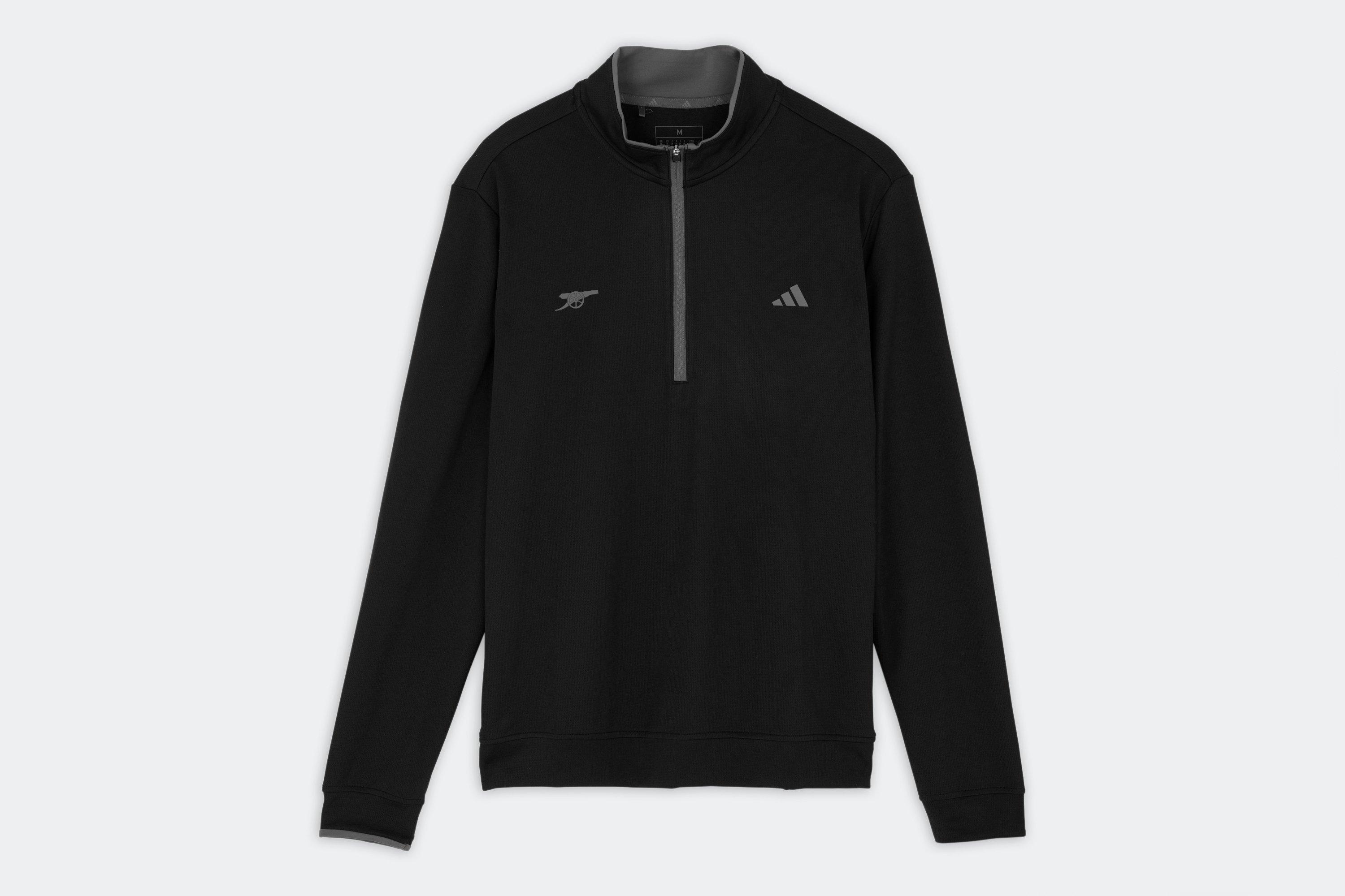 Adidas Golf men's $70 textured quarter zip long sleeve golf