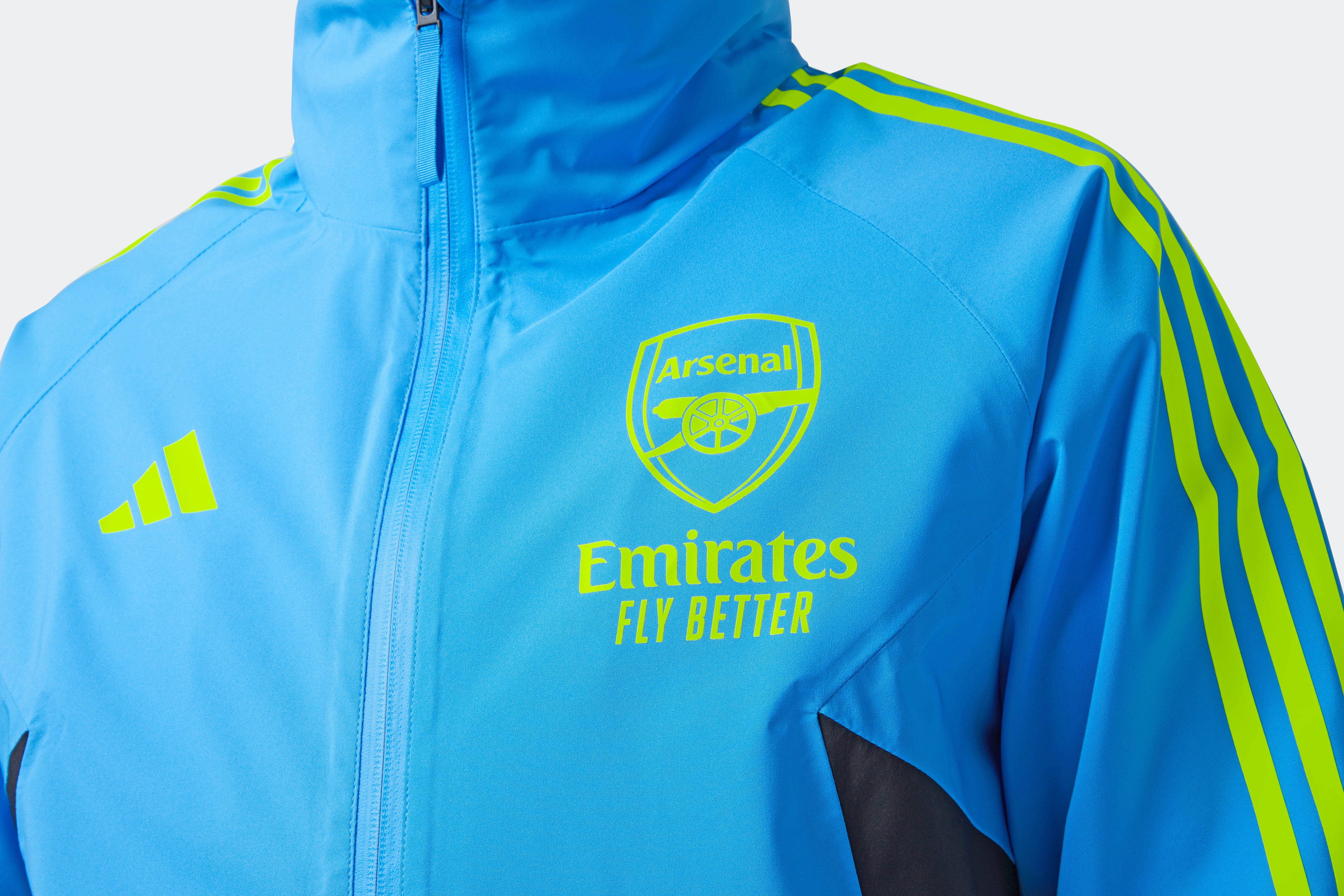 Arsenal 23 24 Rain Jacket Official Online Store