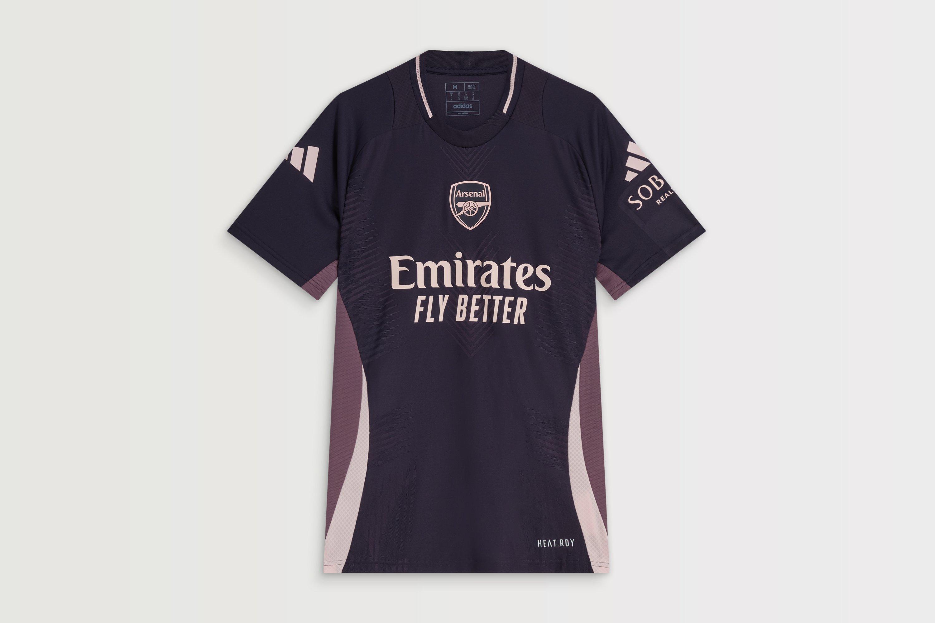 Arsenal adidas 24/25 Aurora Black Pro Training Shirt