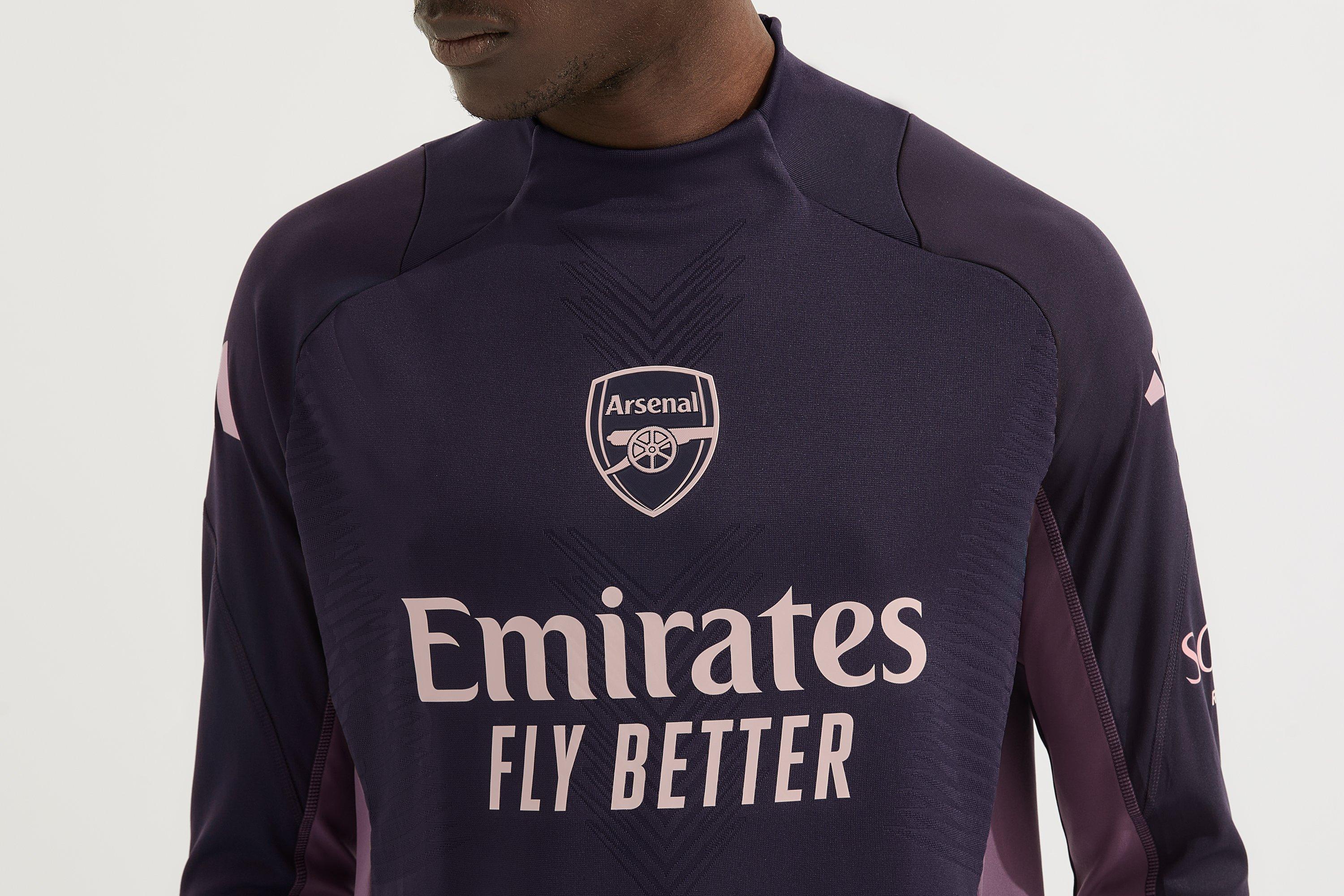 Arsenal adidas 24/25 Aurora Black Pro Training Top