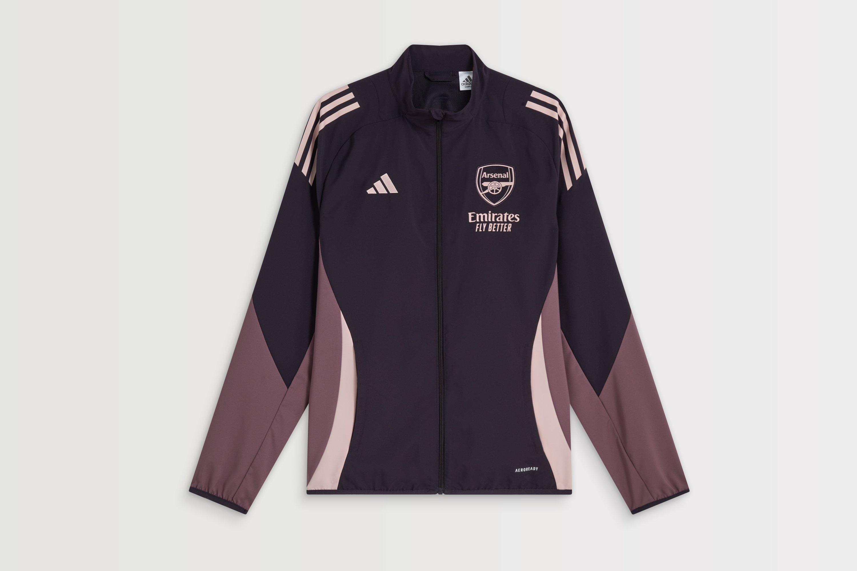 Arsenal adidas 24/25 Aurora Black Presentation Jacket