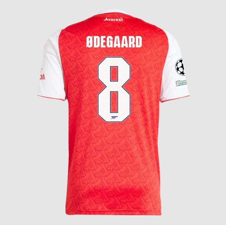Arsenal adidas 25/26 AFC Odegaard Home Shirt | Official Online Store