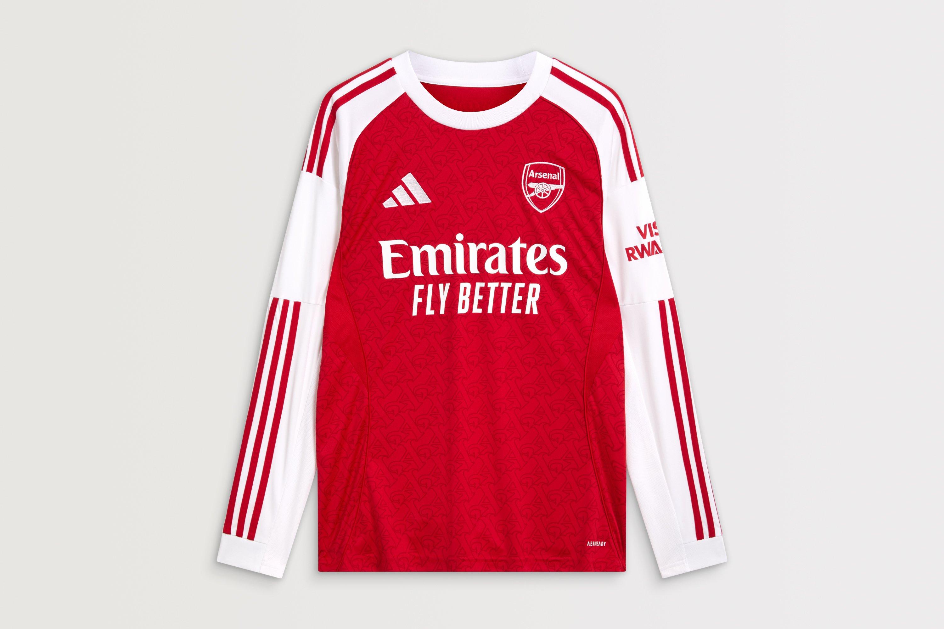 Arsenal adidas 25/26 Long Sleeved Home Shirt