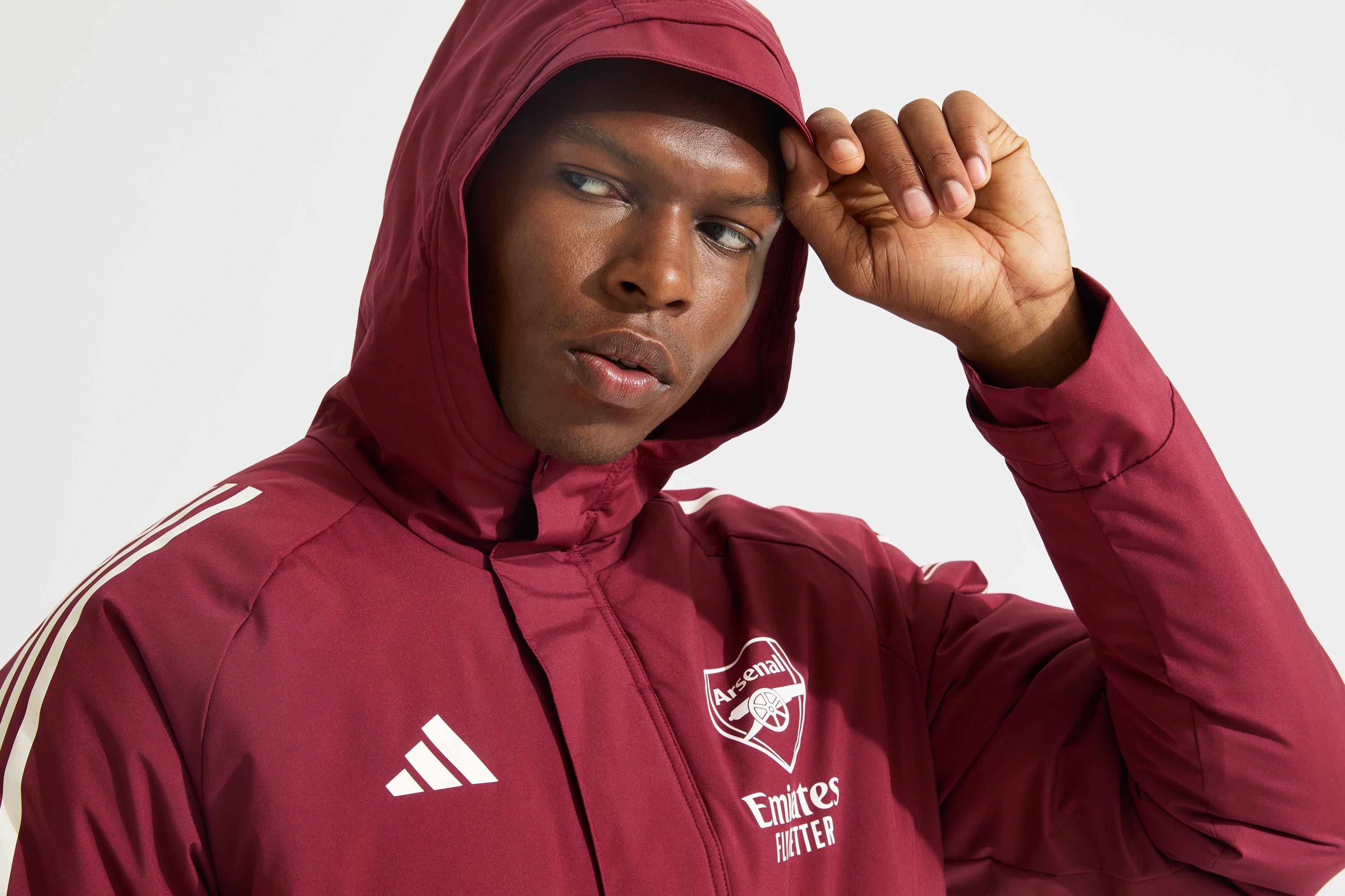 Arsenal adidas 25/26 European Training Stadium Parka | Official