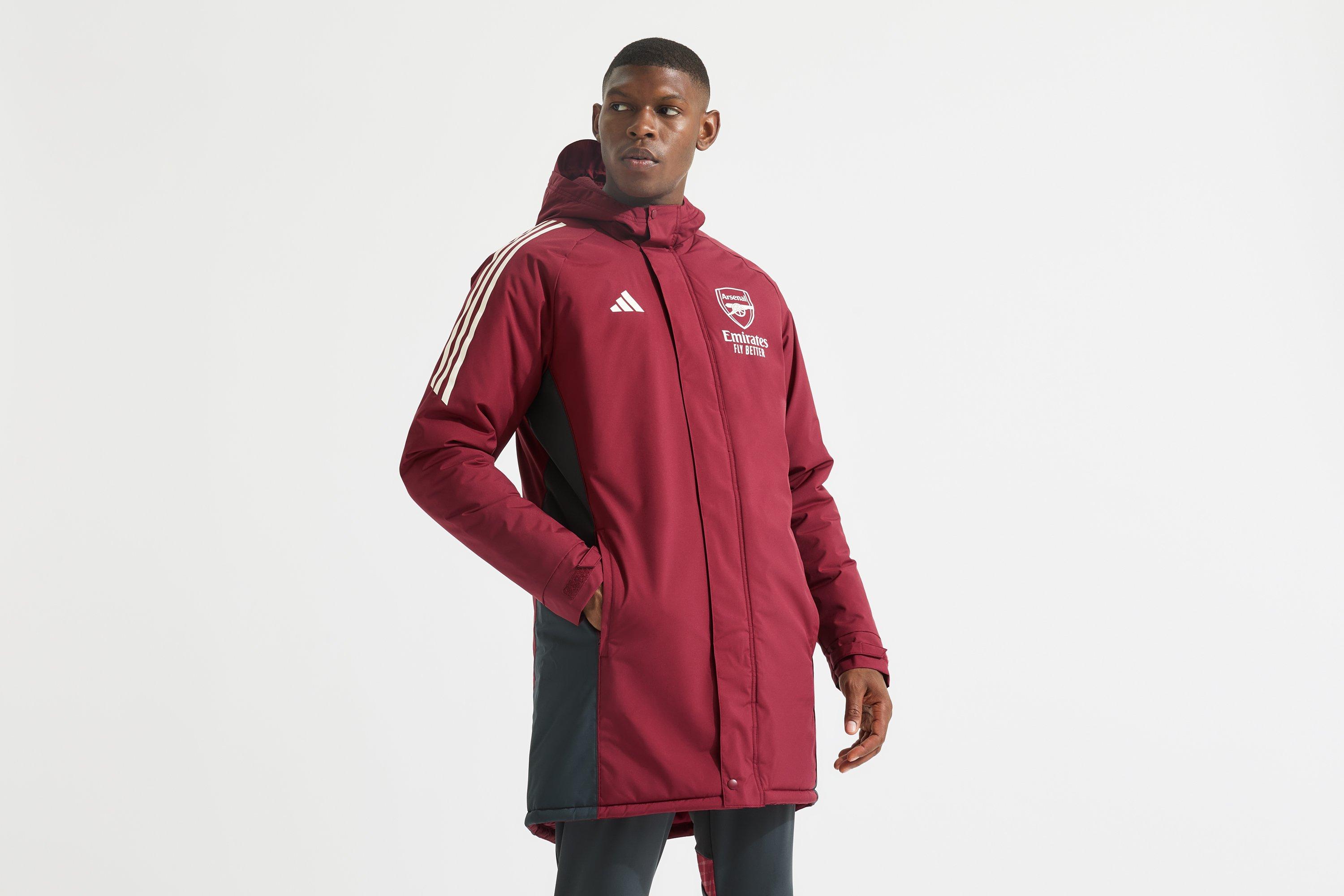 Arsenal adidas 25/26 European Training Stadium Parka | Official