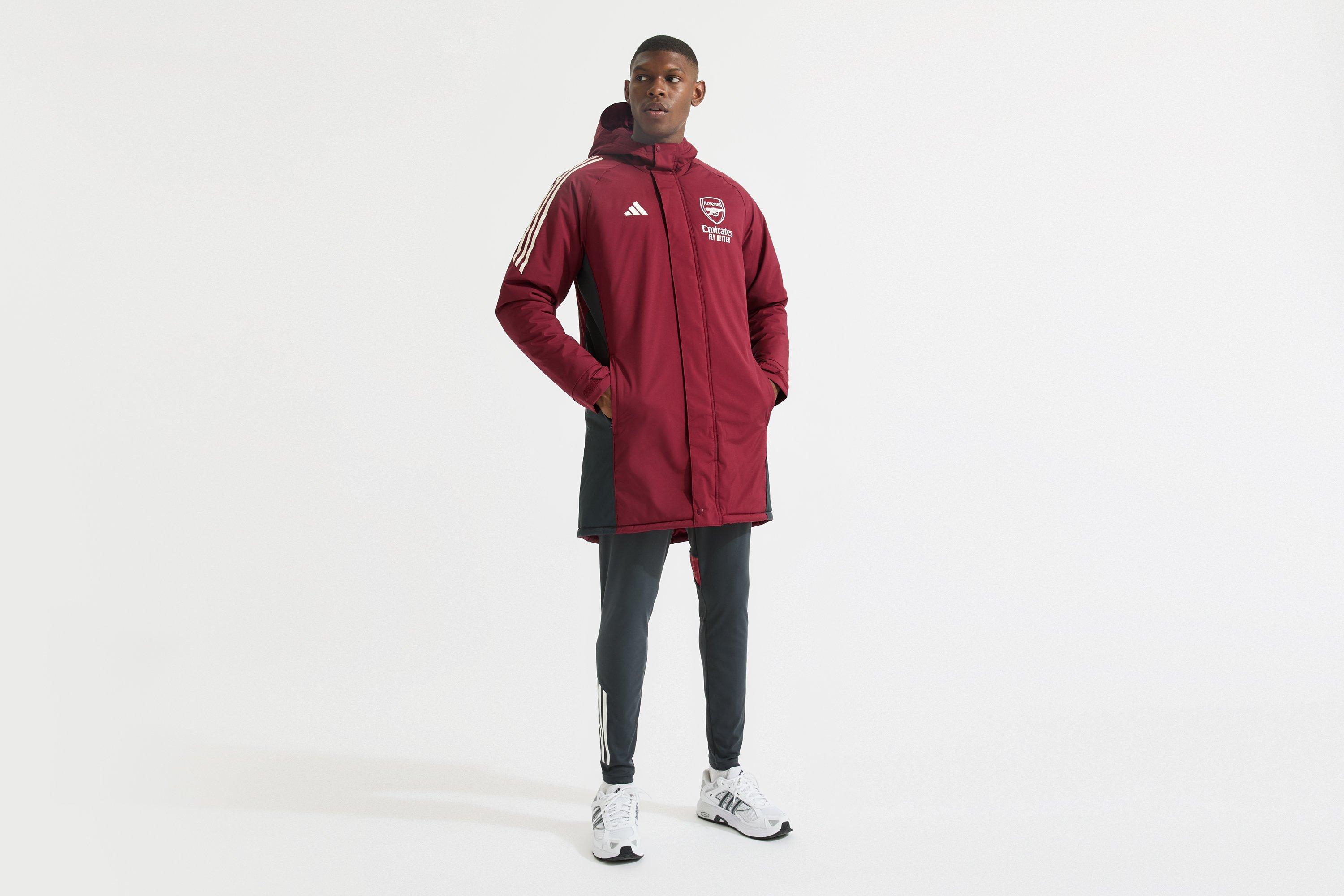 Arsenal adidas 25/26 European Training Stadium Parka | Official