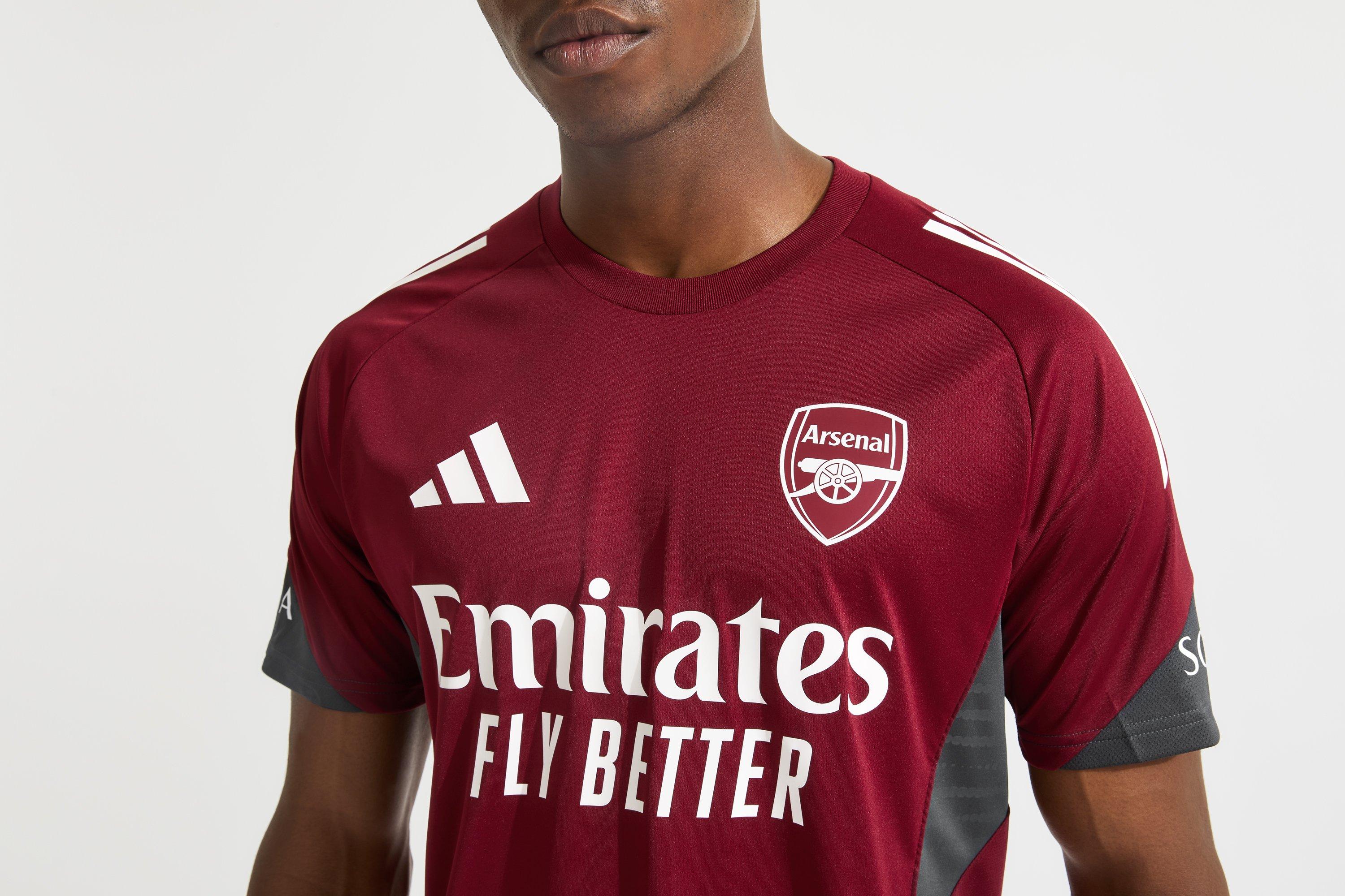 Arsenal adidas 25/26 European Training Shirt | Official Online Store