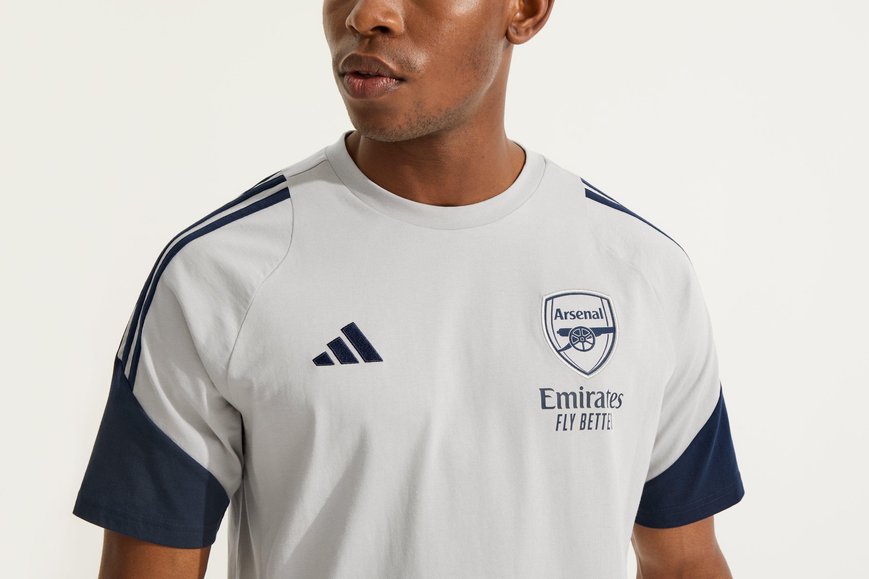 Arsenal adidas 25/26 Grey Training T-Shirt | Official Online Store