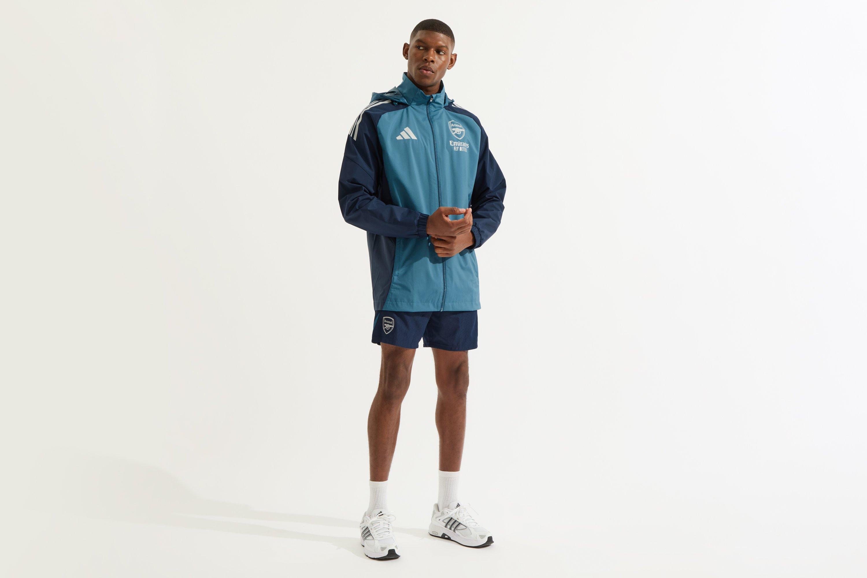 ジャケット・アウター everyone adidas navy 2XL Arsenal adidas Training All-Weather Jacket - Navy
