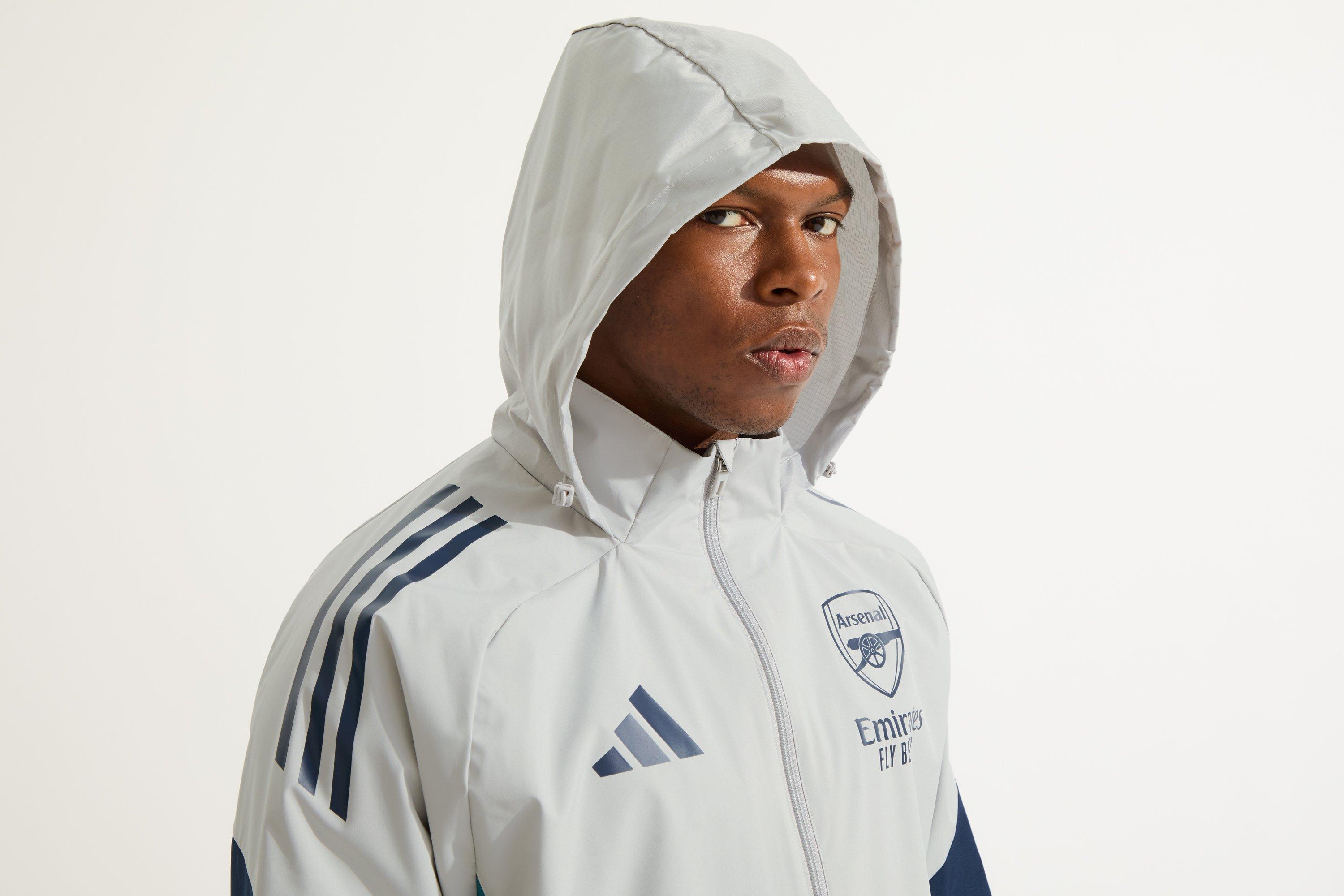 Arsenal adidas 25/26 Grey All Weather Jacket | Official Online Store