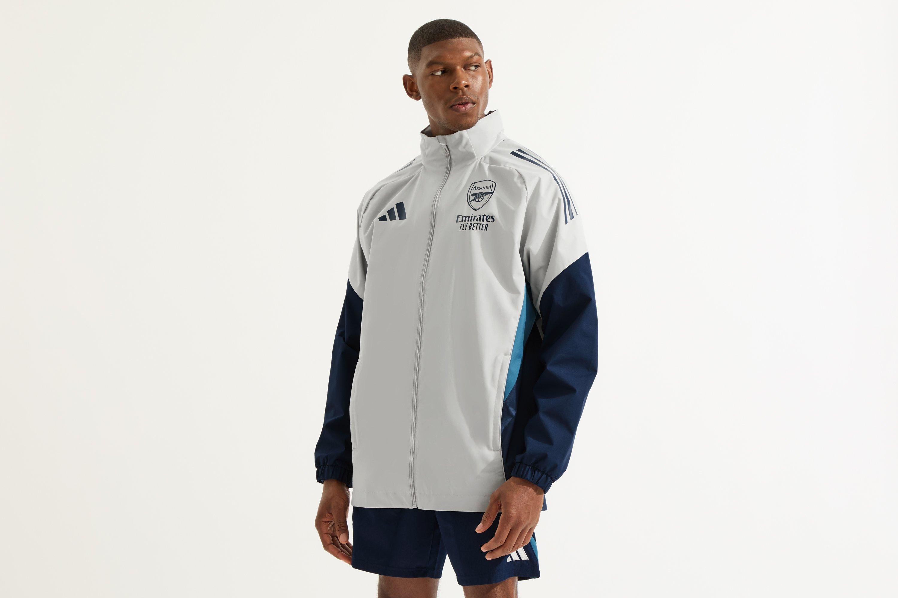 Arsenal adidas 25/26 Grey All Weather Jacket