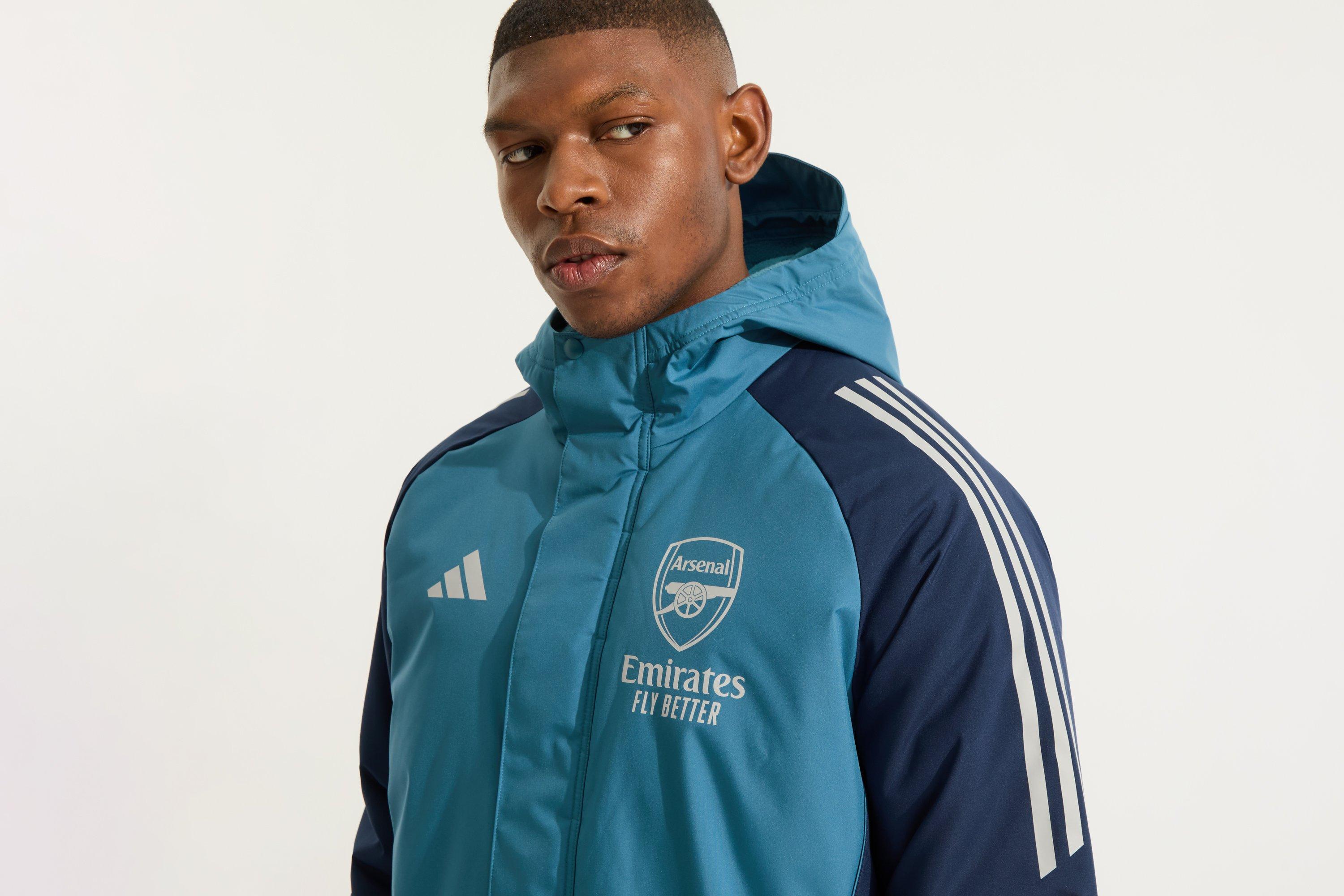 Arsenal adidas 25/26 Navy Stadium Parka | Official Online Store
