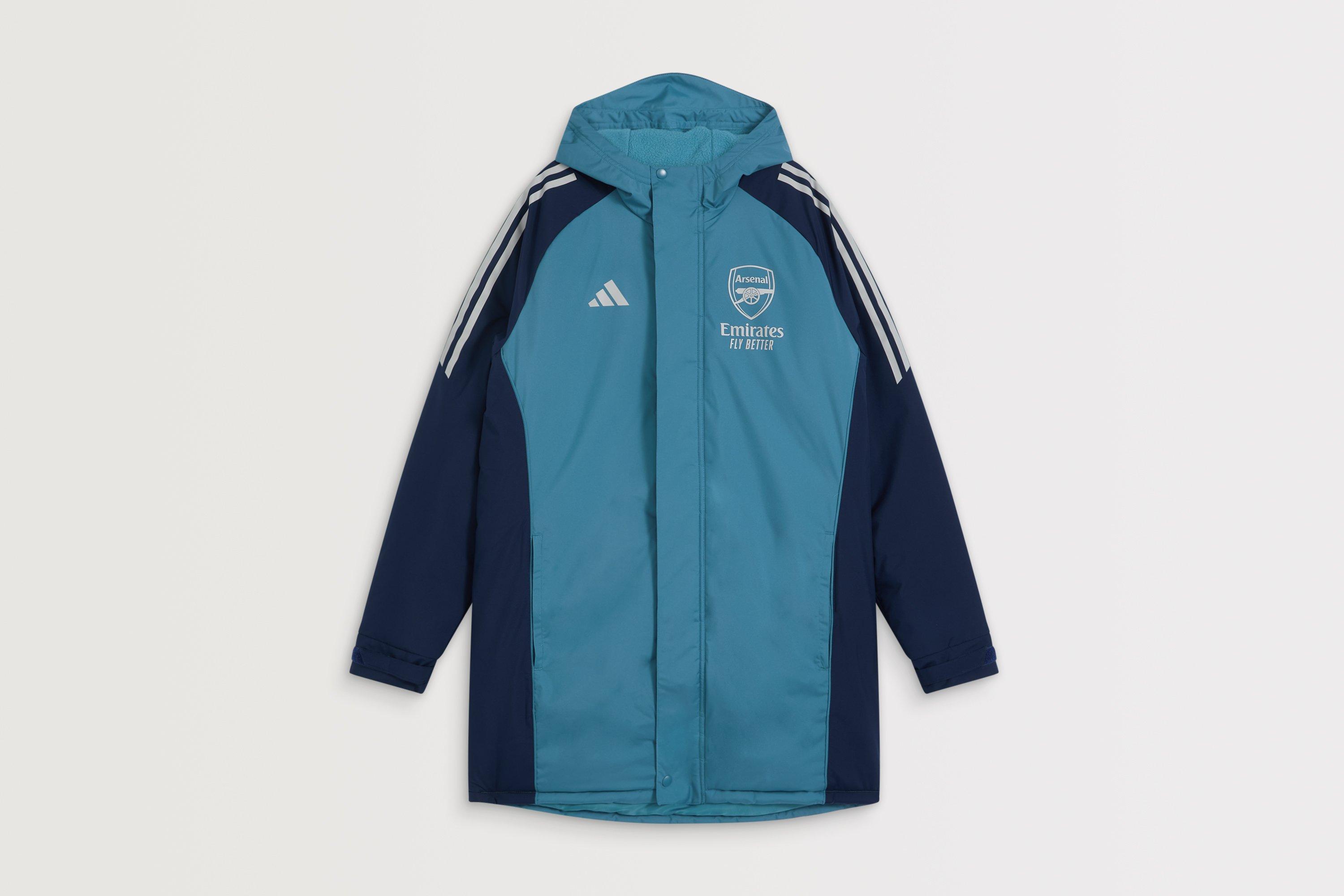 Arsenal adidas 25/26 Navy Stadium Parka | Official Online Store