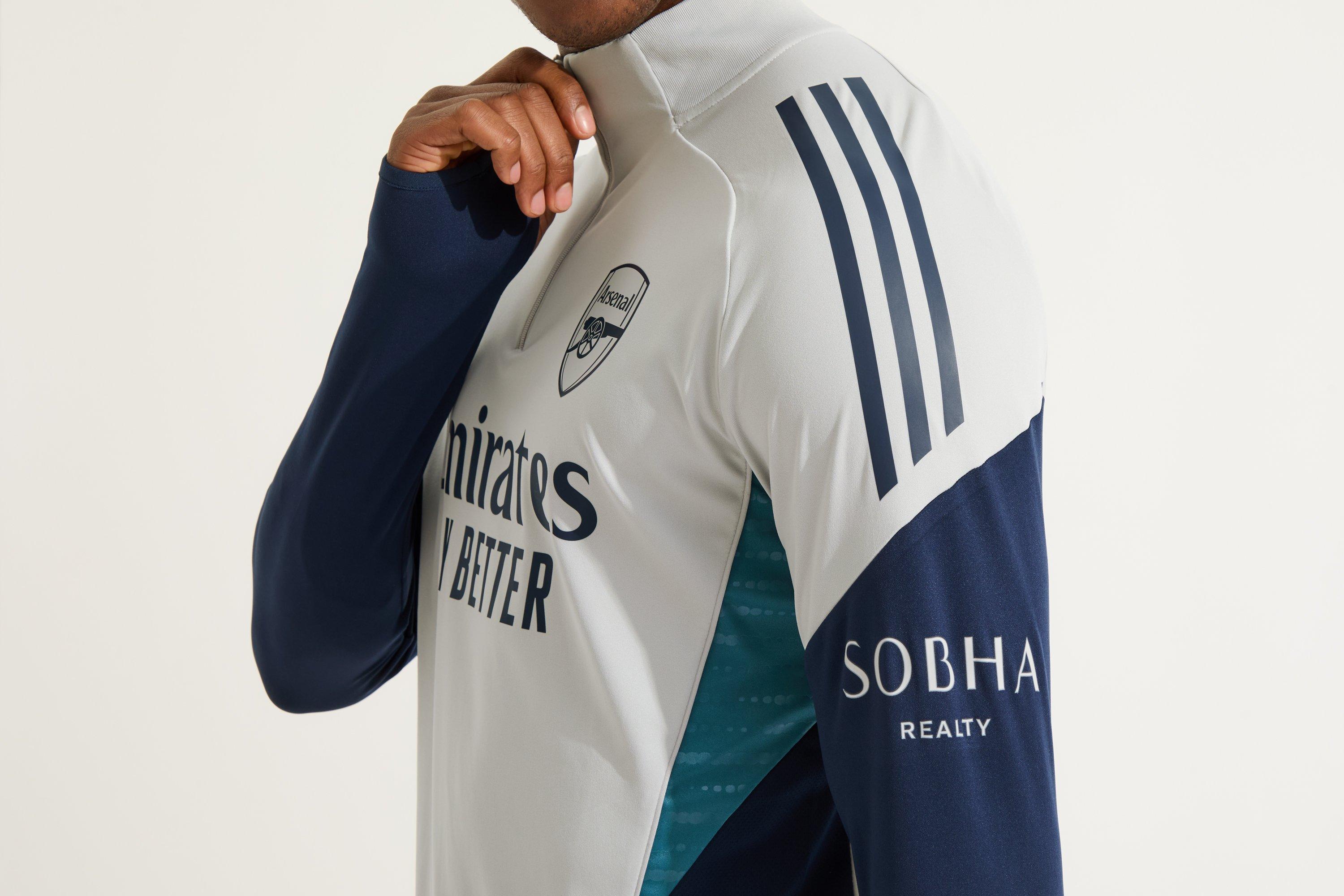 Arsenal adidas 25/26 Grey 1/4 Zip Training Top | Official Online Store