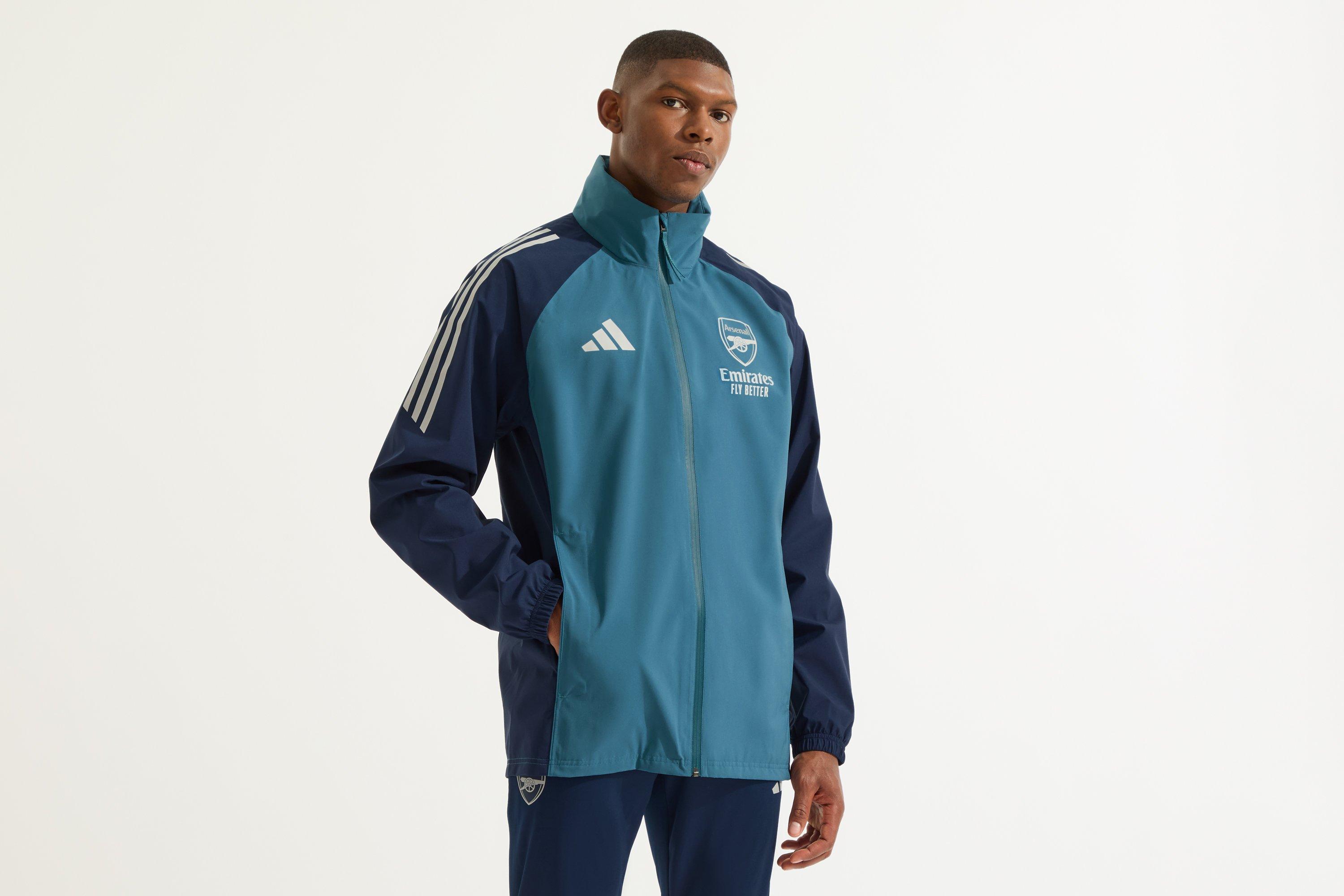 Arsenal adidas 25/26 Navy Rain Jacket