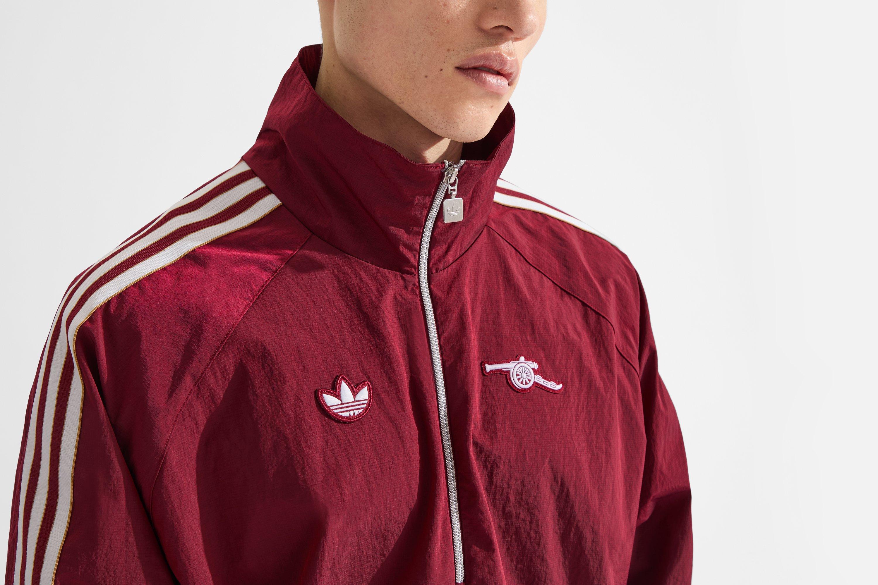 Arsenal adidas 25/26 Terrace Icons Half Zip Jacket | Official