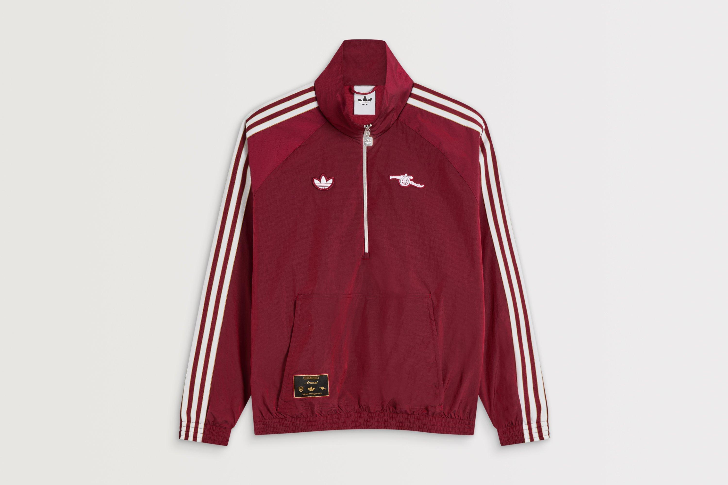 アーセナル25/26 Terrace Icons Half Zip Jacket Arsenal adidas 25/26 Terrace Icons Half Zip Jacket