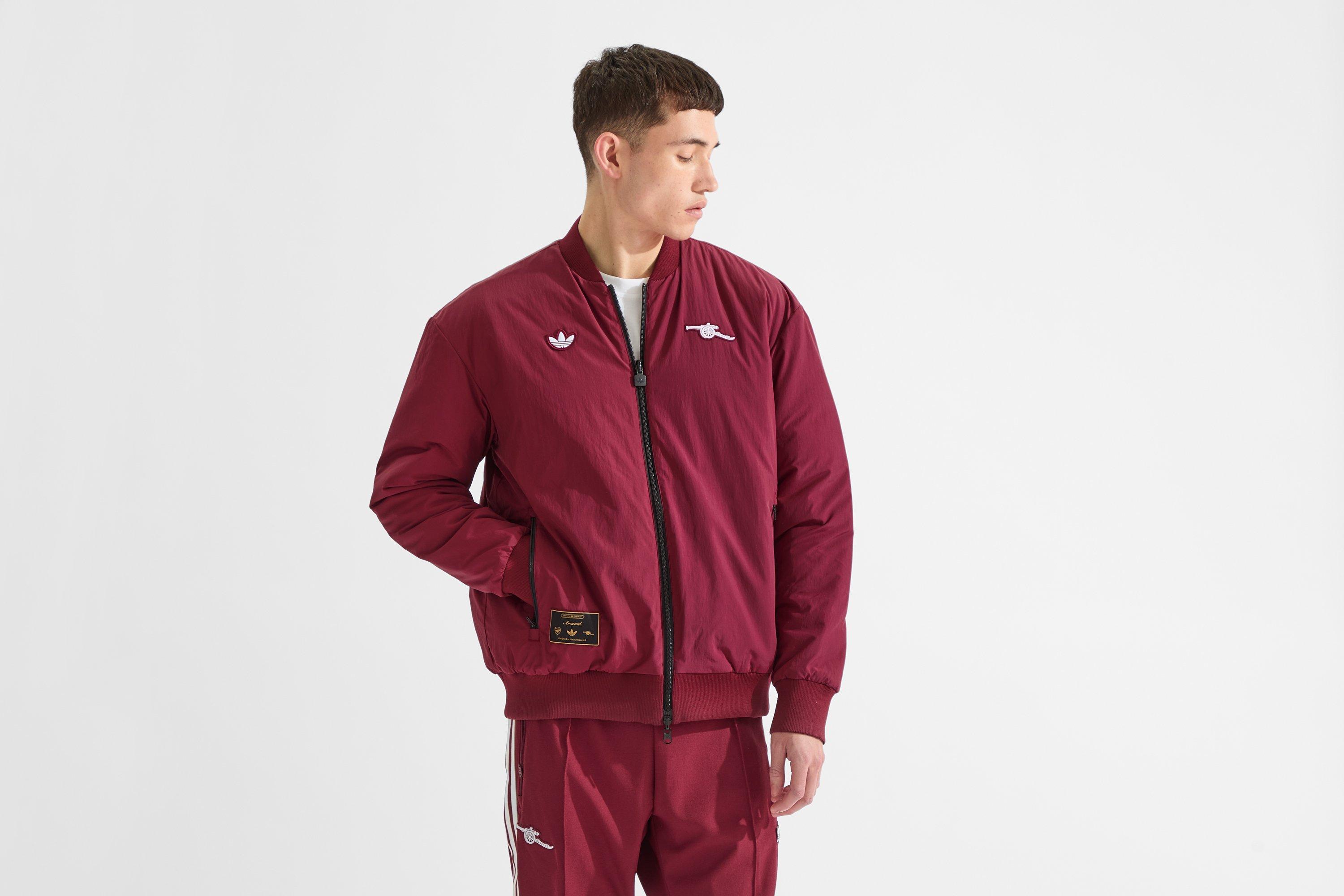 アーセナル25/26 Terrace Icons Half Zip Jacket adidas Originals Arsenal 25/26 Terrace Icons Half-Zip Jacket