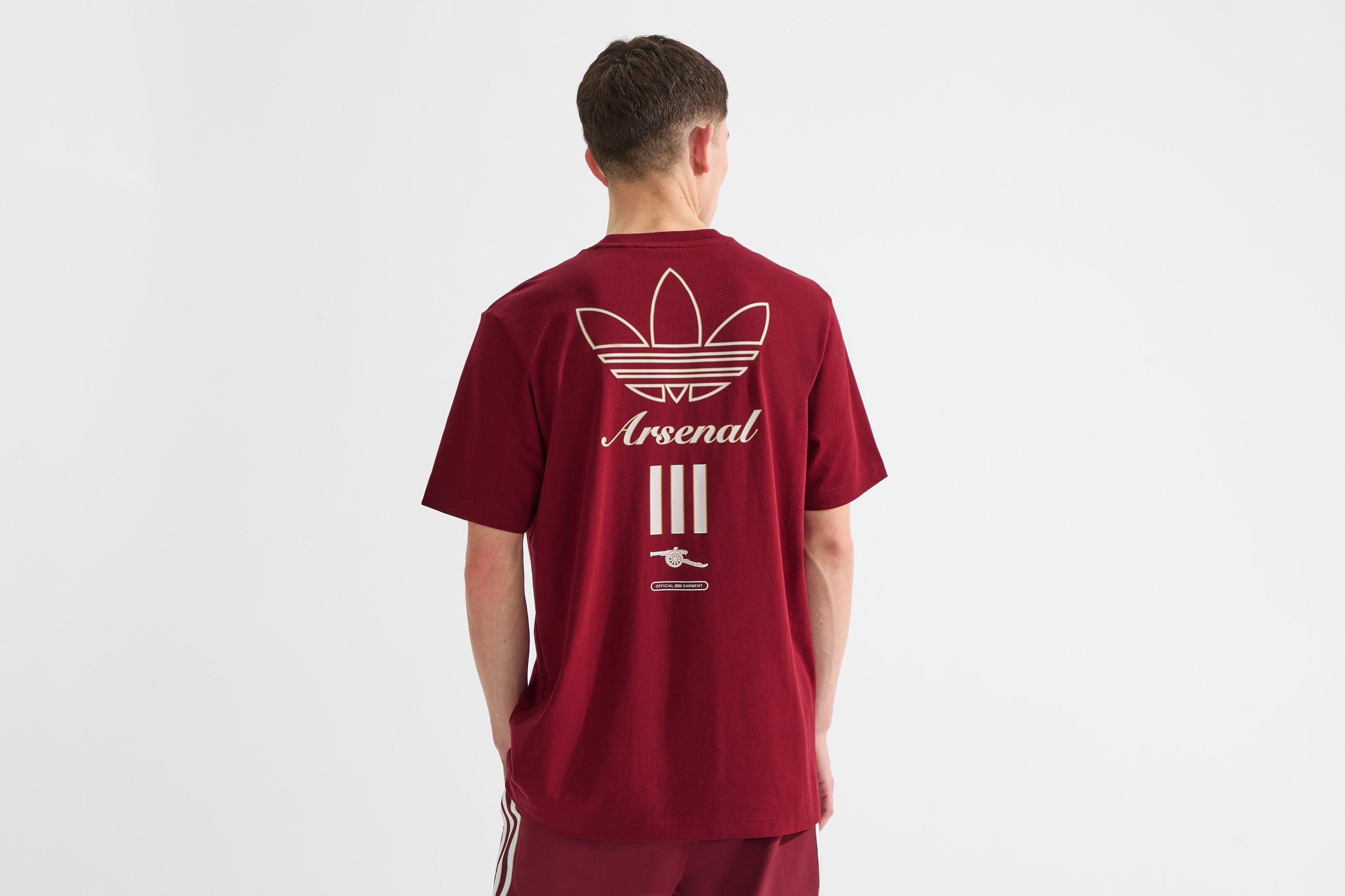 Arsenal adidas 25/26 Terrace Icons Graphic T-Shirt | Official