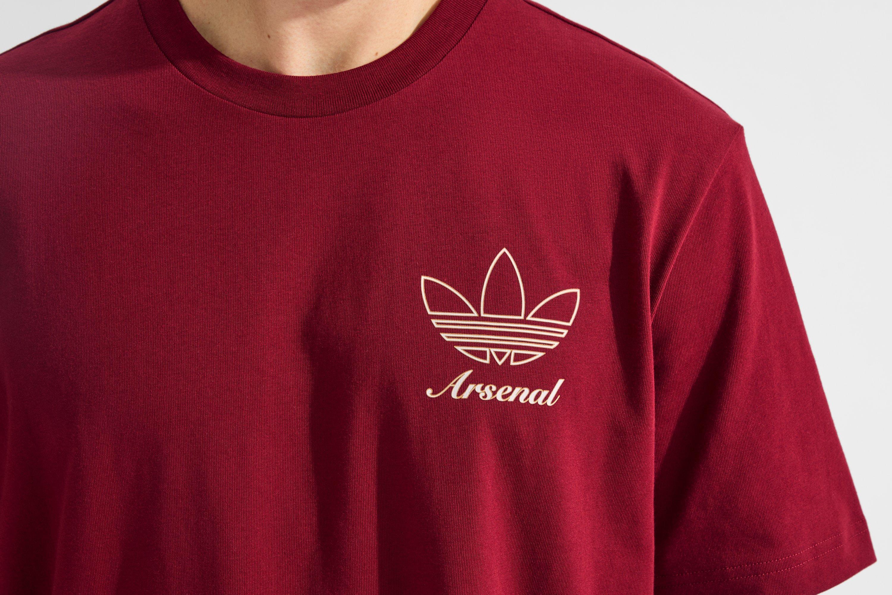 Arsenal adidas 25/26 Terrace Icons Graphic T-Shirt | Official