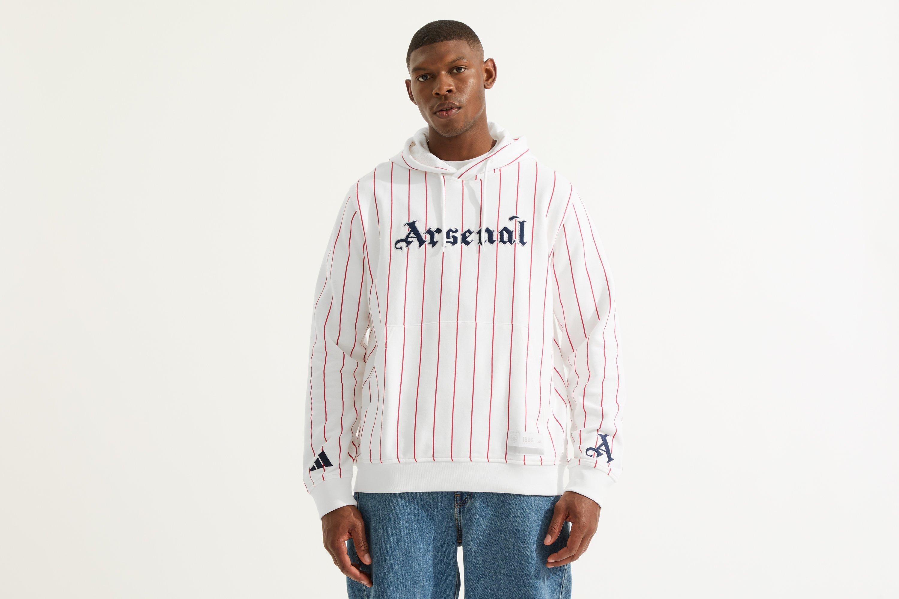 Arsenal adidas 25/26 White US Hoodie