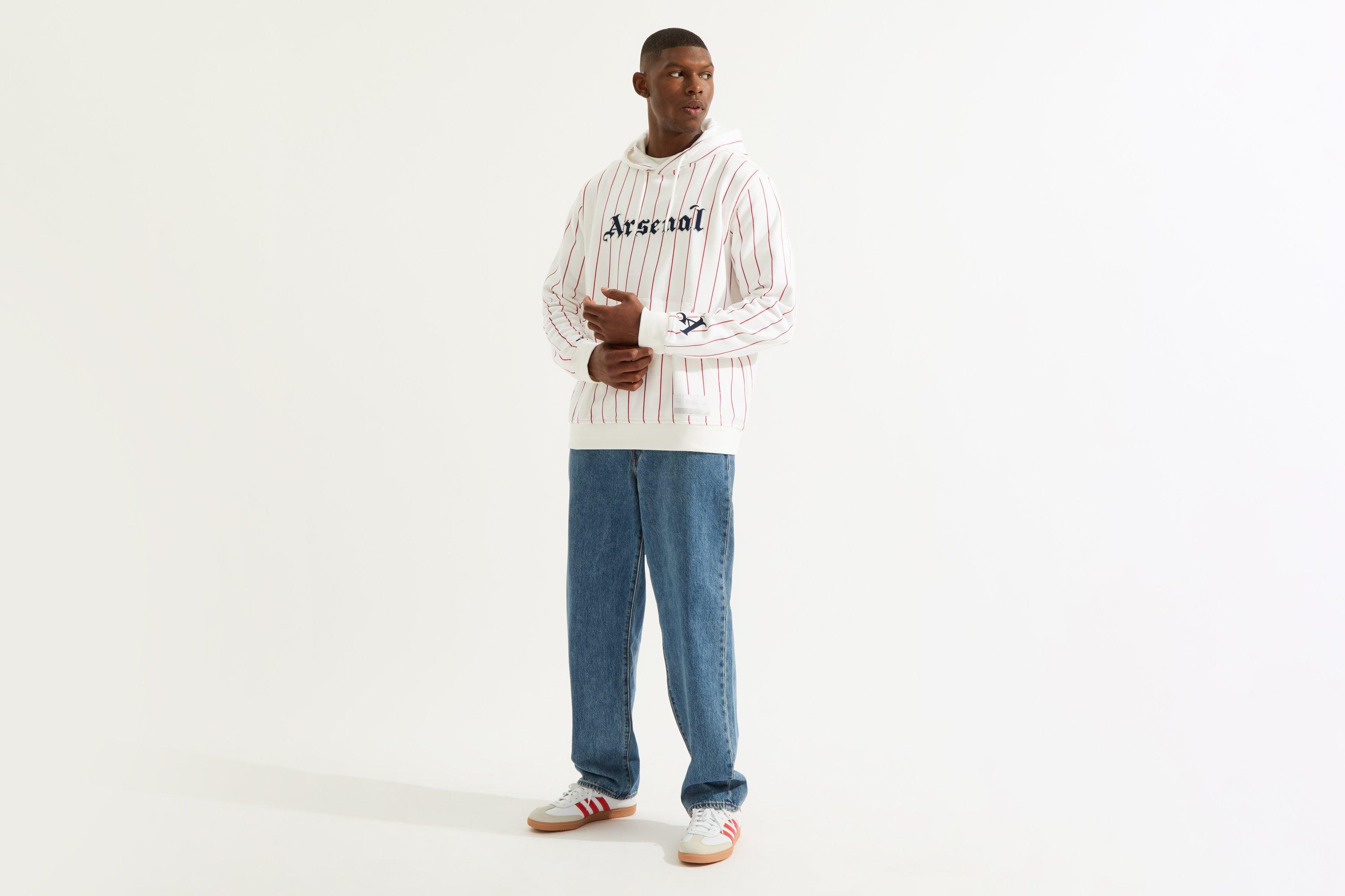 Arsenal adidas 25/26 White US Hoodie | Official Online Store