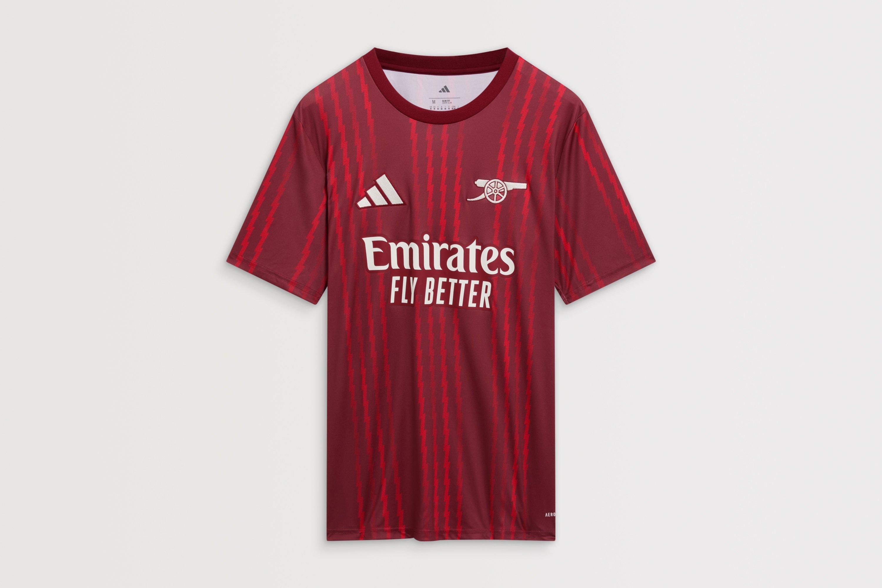 Arsenal adidas 25/26 Pre-Match Shirt | Official Online Store