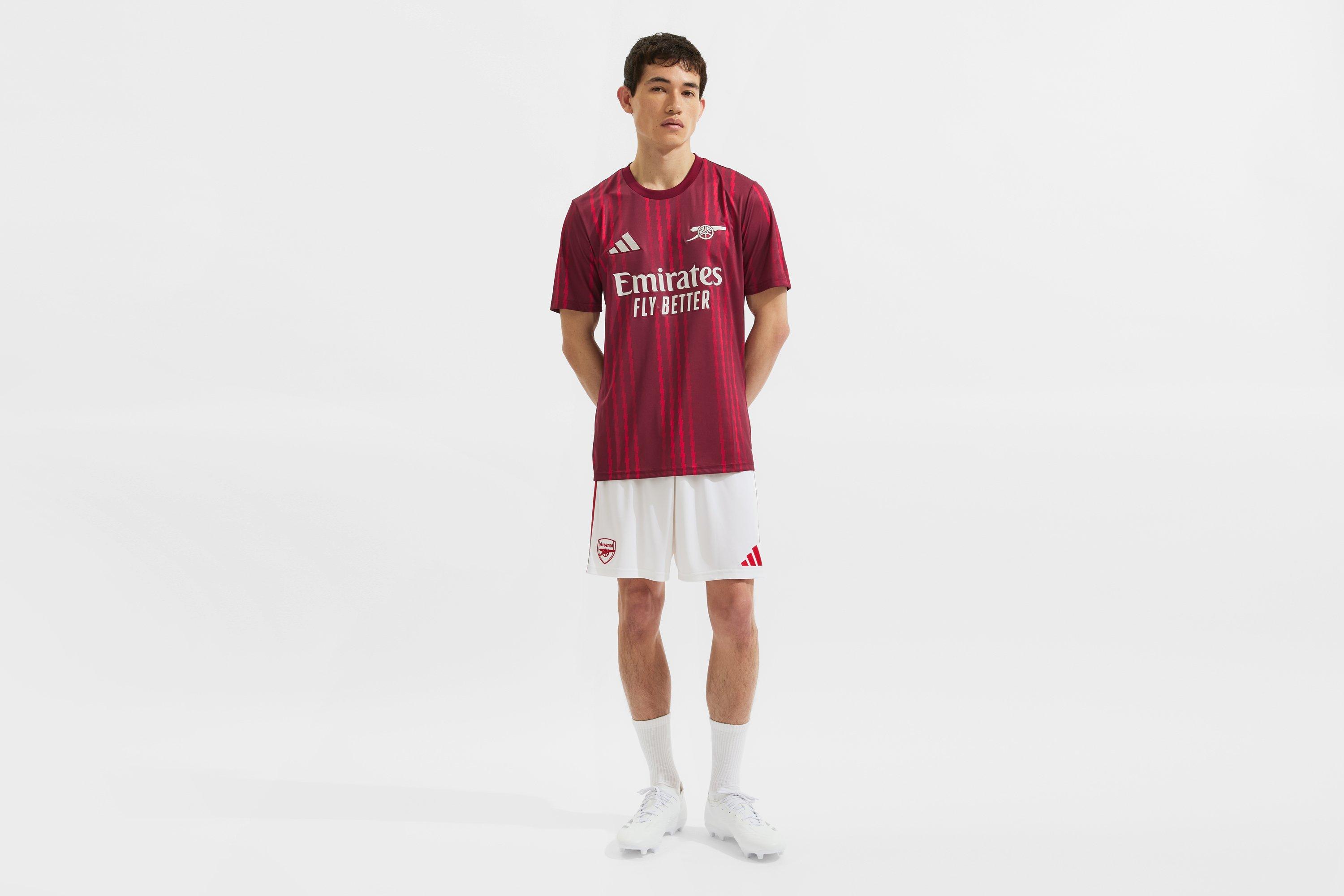 Arsenal adidas 25/26 Pre-Match Shirt | Official Online Store