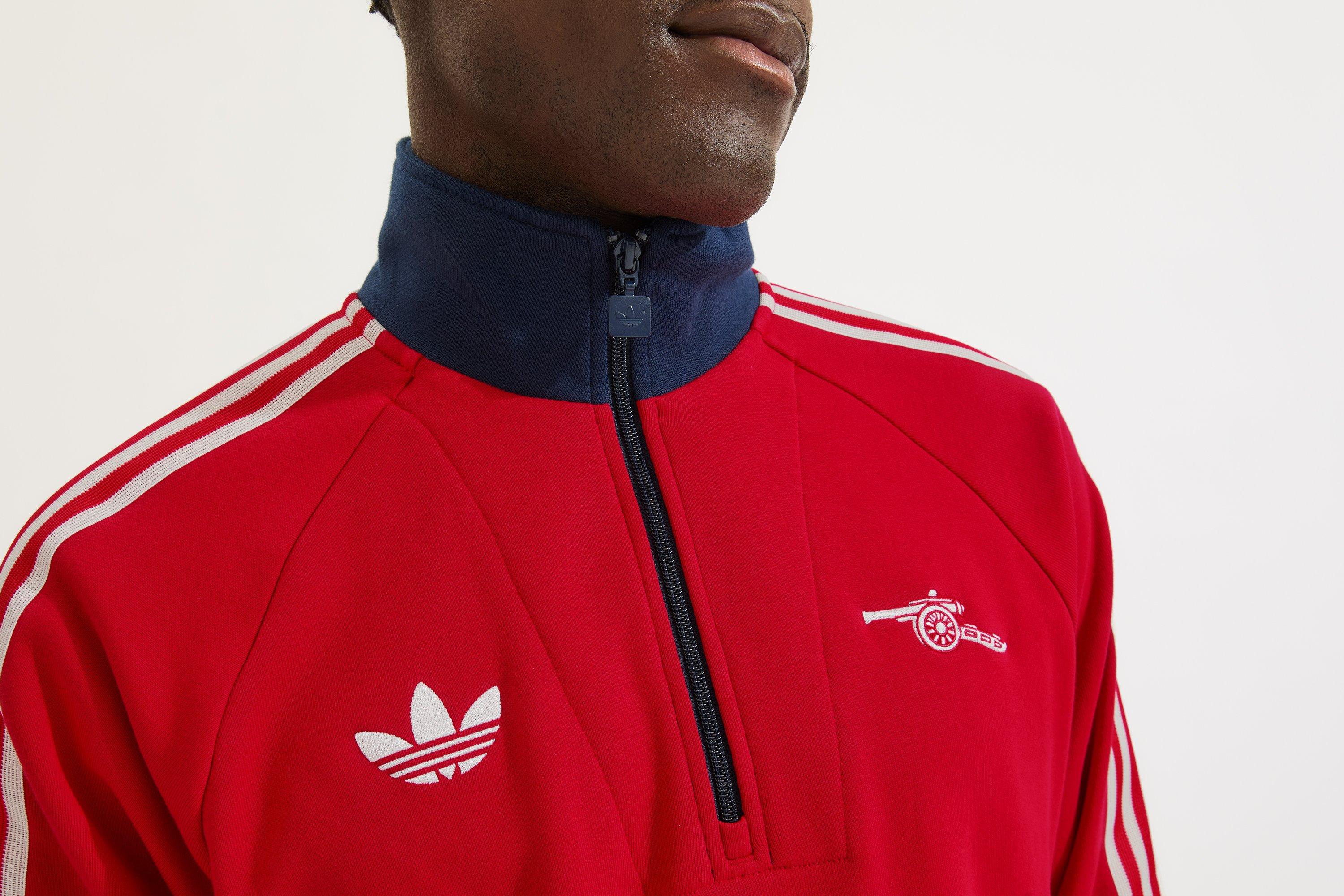 Arsenal adidas 25/26 Originals Half Zip Top | Official Online Store