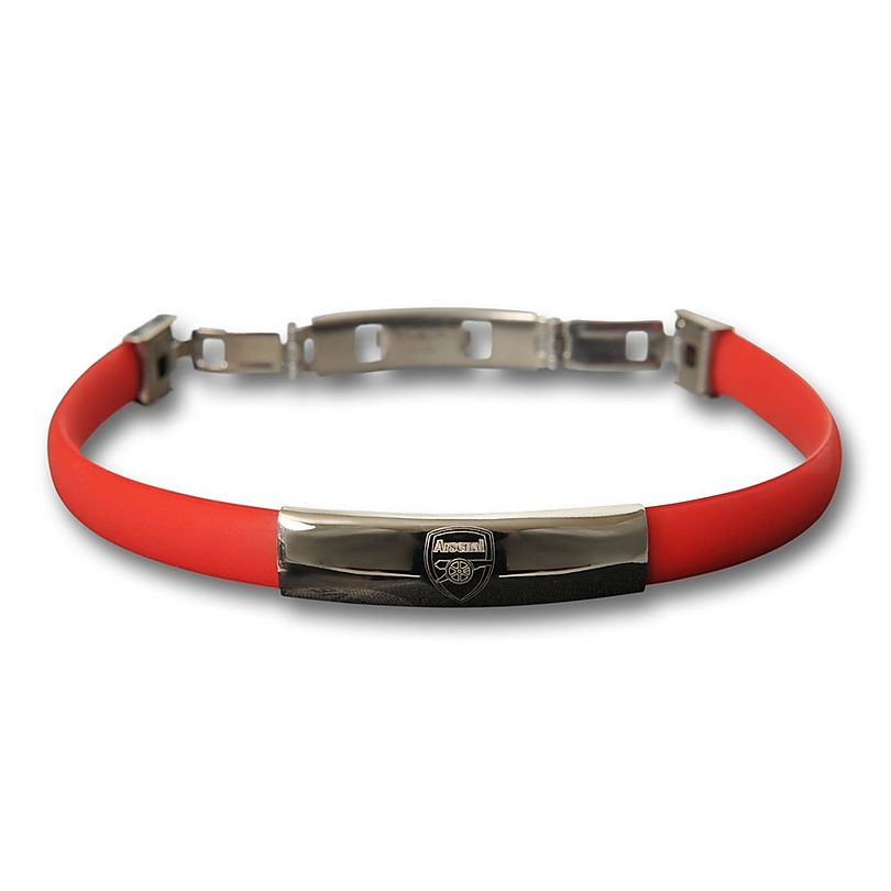 Arsenal Red Rubber Bracelet