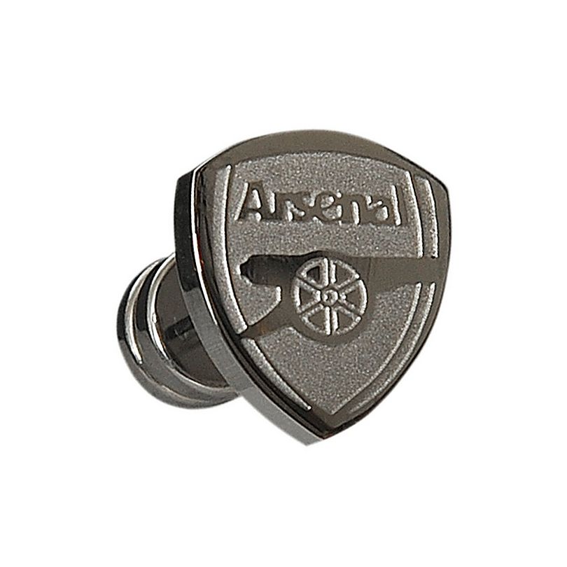 Arsenal Football Club Crest Stainless Steel Cut Out Stud Earring Free UK P&P 