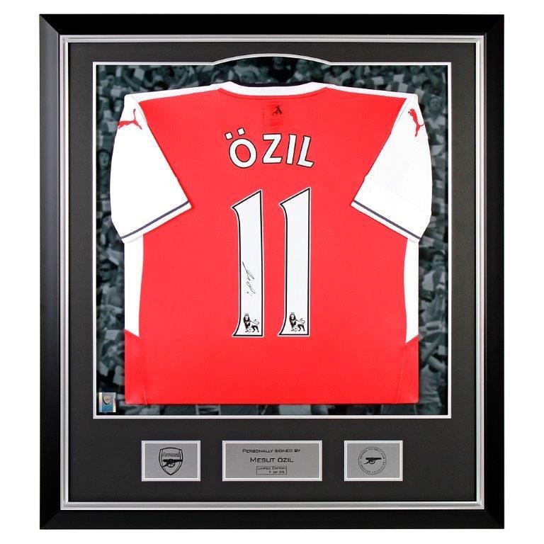 ozil signed shirt