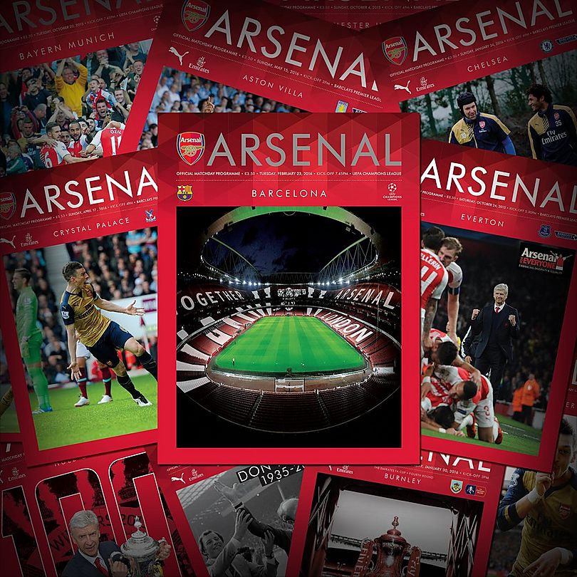 Arsenal UK Programme Subscription 2020/21 Season | Match Day Programmes