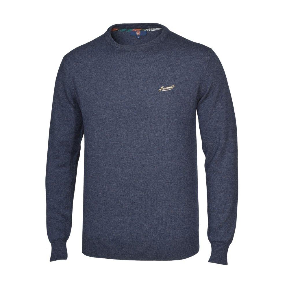 crew neck lambswool blend jumper