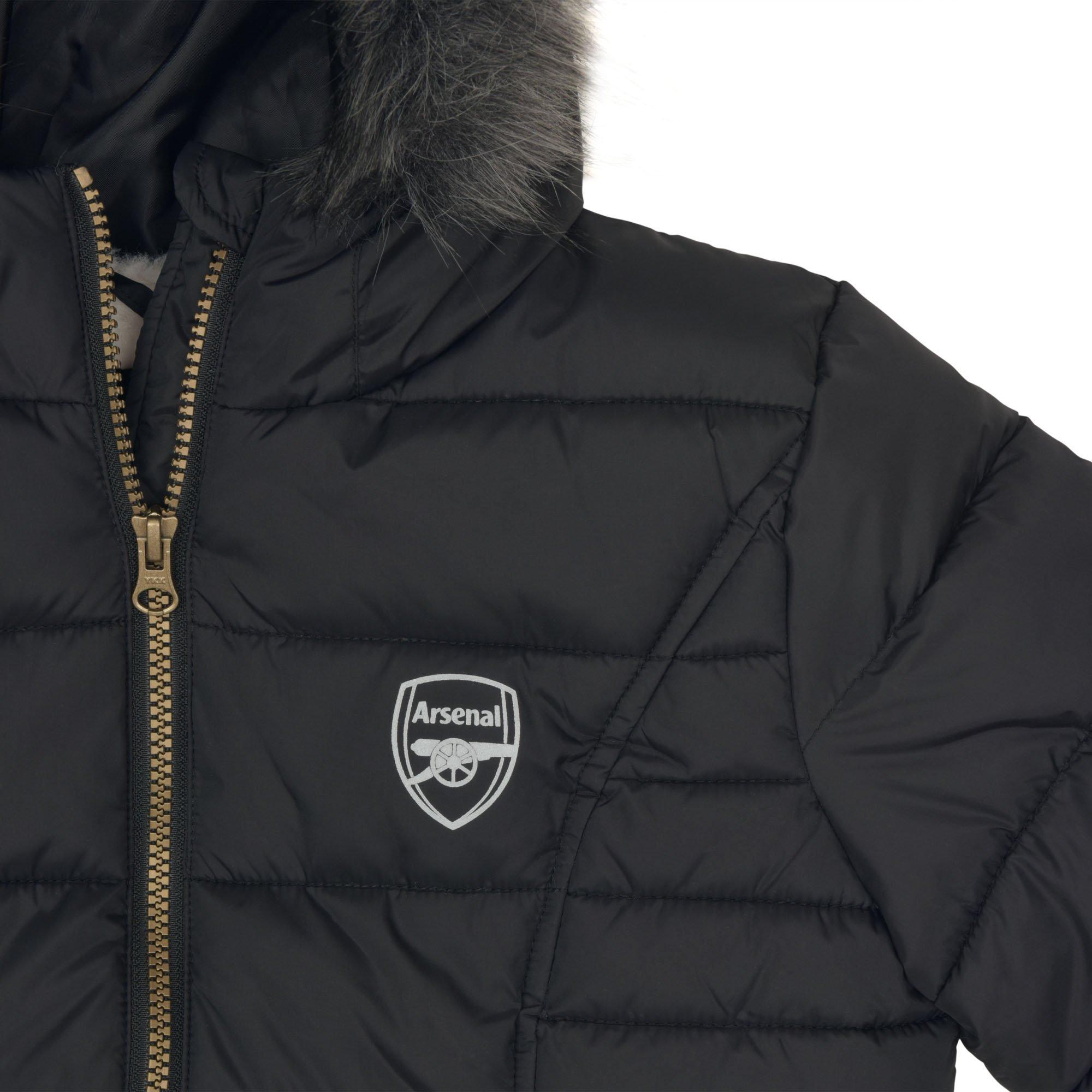 Arsenal Girls Fleece Lined Jacket (7-12yrs) | Winter Shop | Arsenal Direct