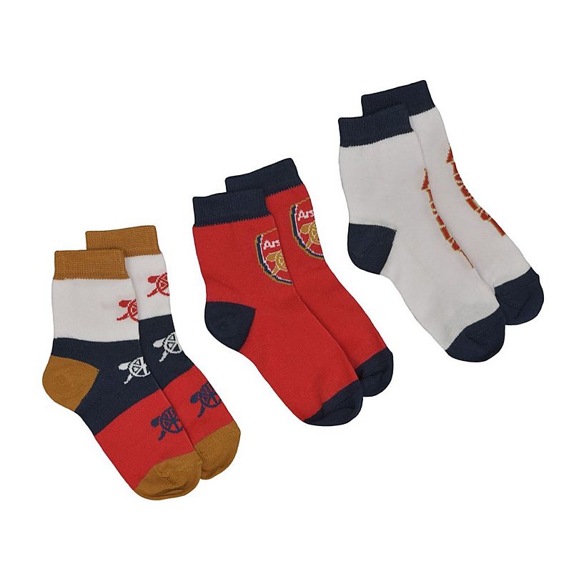 Arsenal Essentials 3pk Kids Socks