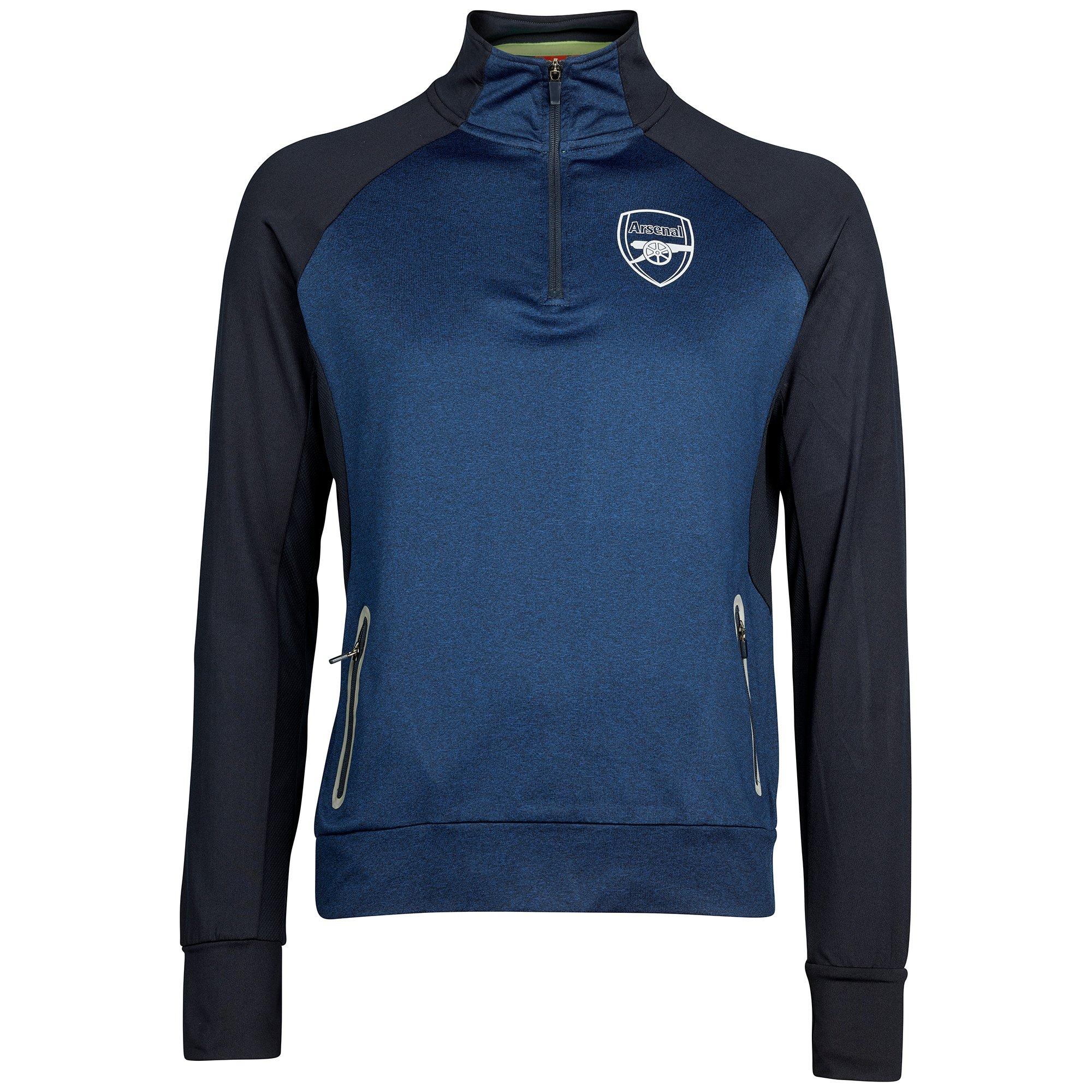 arsenal half zip