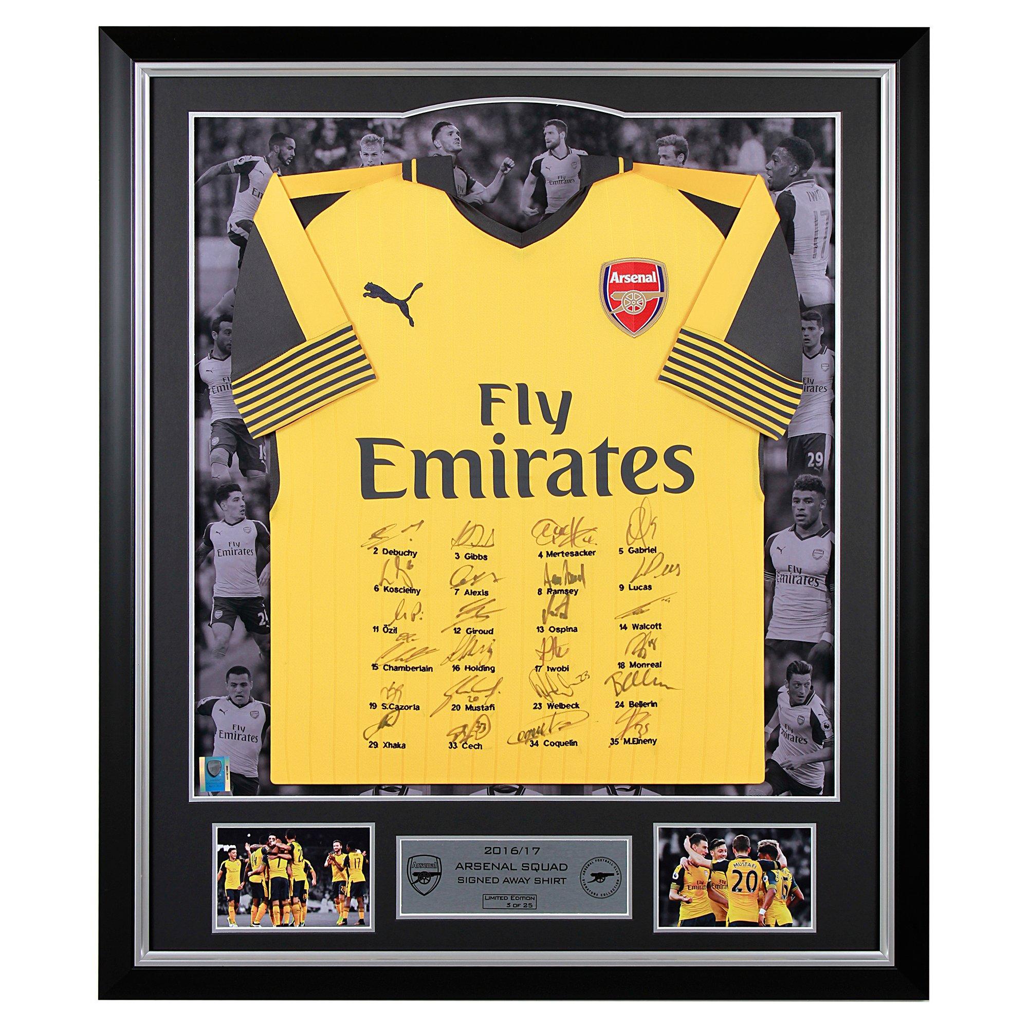 arsenal signed jersey