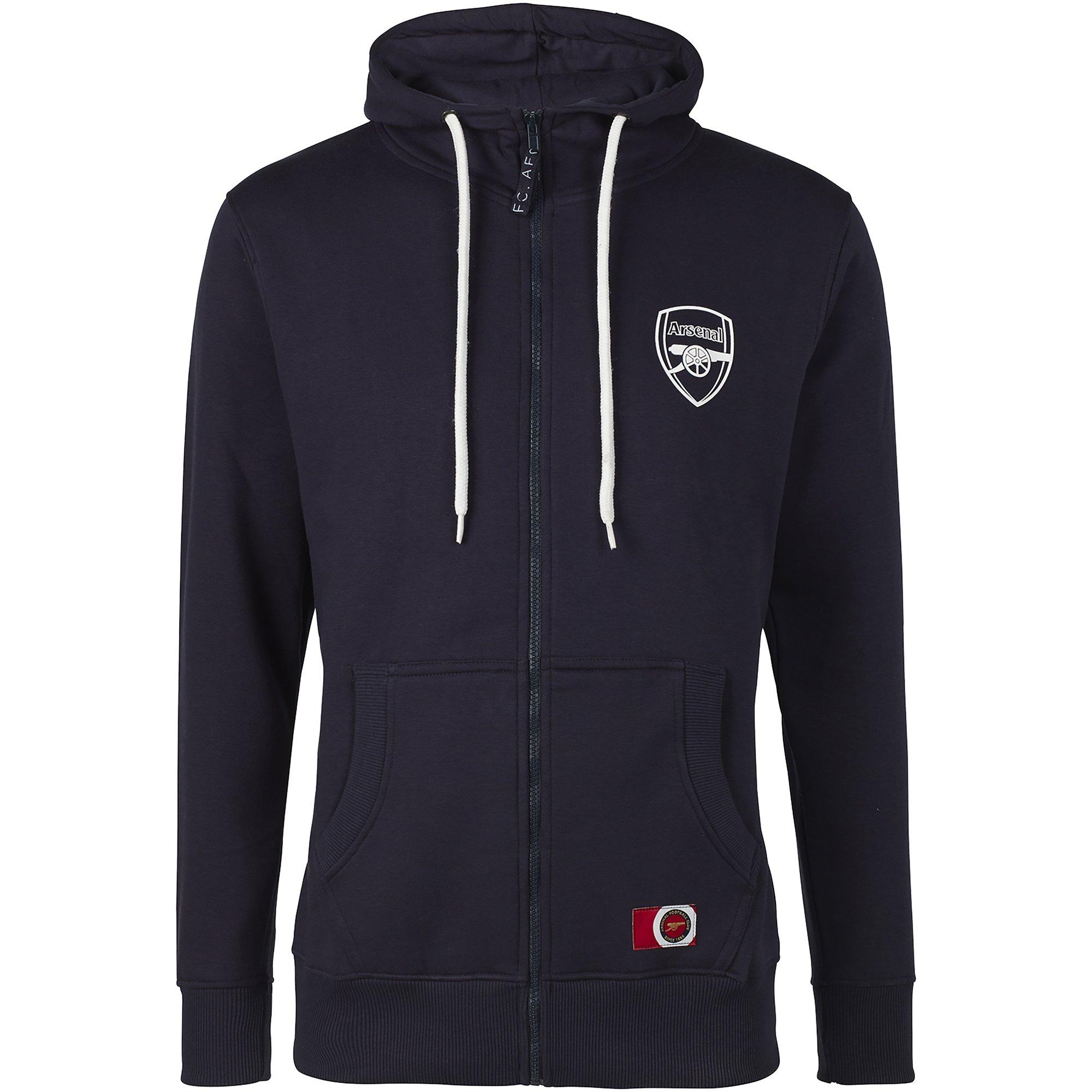 arsenal zip hoodie