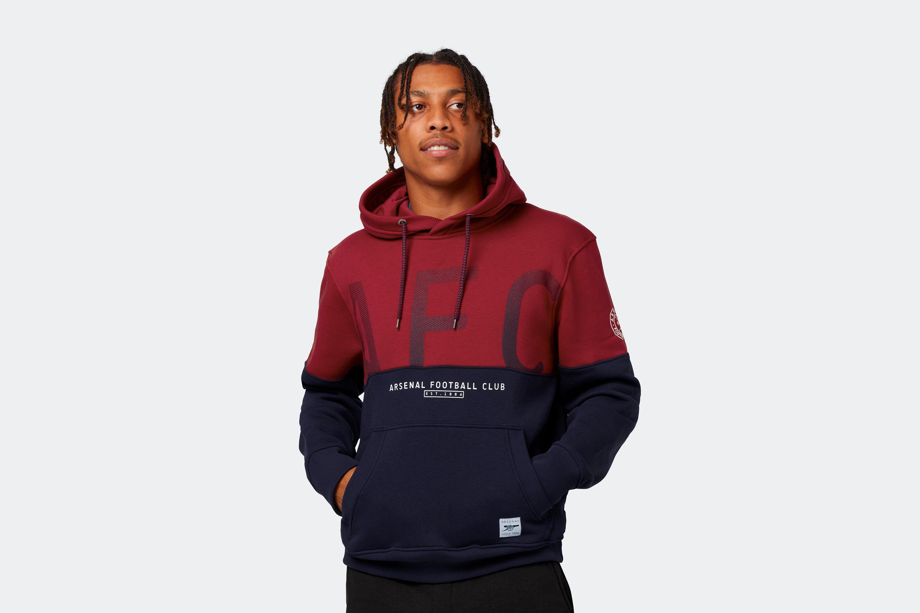 Arsenal Since 1886 Contrast Panel Hoodie