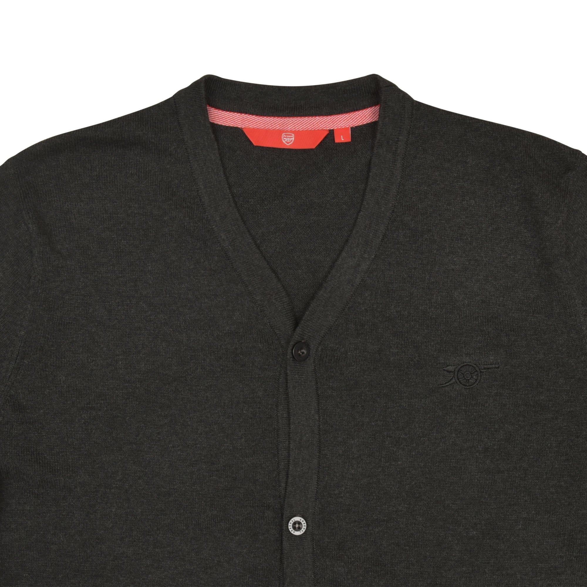 grey cotton cardigan